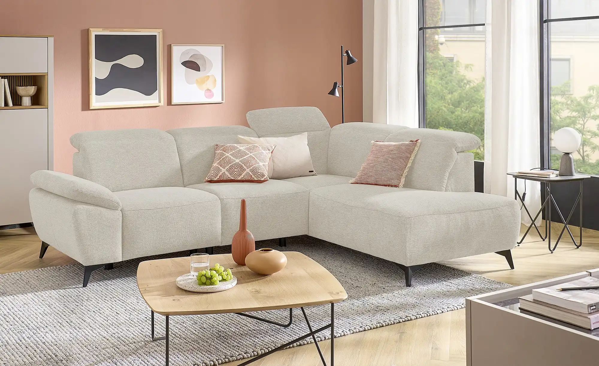 uno Ecksofa  Belfast ¦ weiß ¦ Maße (cm): B: 260 H: 100 T: 203.0 Polstermöbe günstig online kaufen