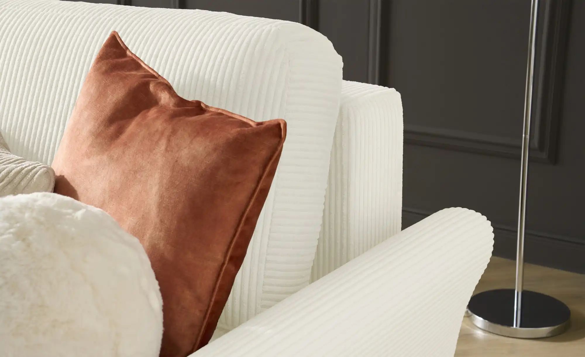 Thumbnail - Big Sofa mit Funktion Malyn II ¦ creme ¦ Maße (cm): B: 232 H: 88 T: 100.0 Polstermöbel > Sofas > 2-Sitzer - Höffner