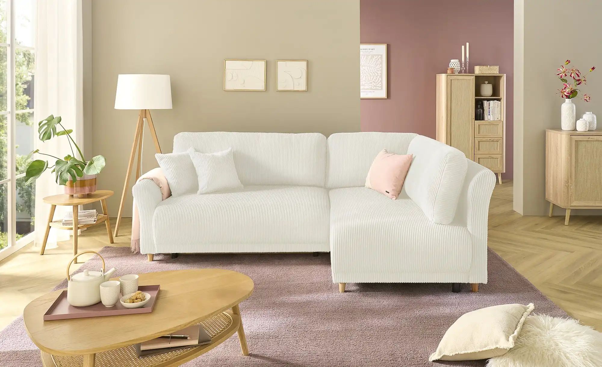 Thumbnail - Ecksofa Malyn II ¦ beige ¦ Maße (cm): B: 238 H: 90 T: 160.0 Polstermöbel > Sofas > 3-Sitzer - Höffner