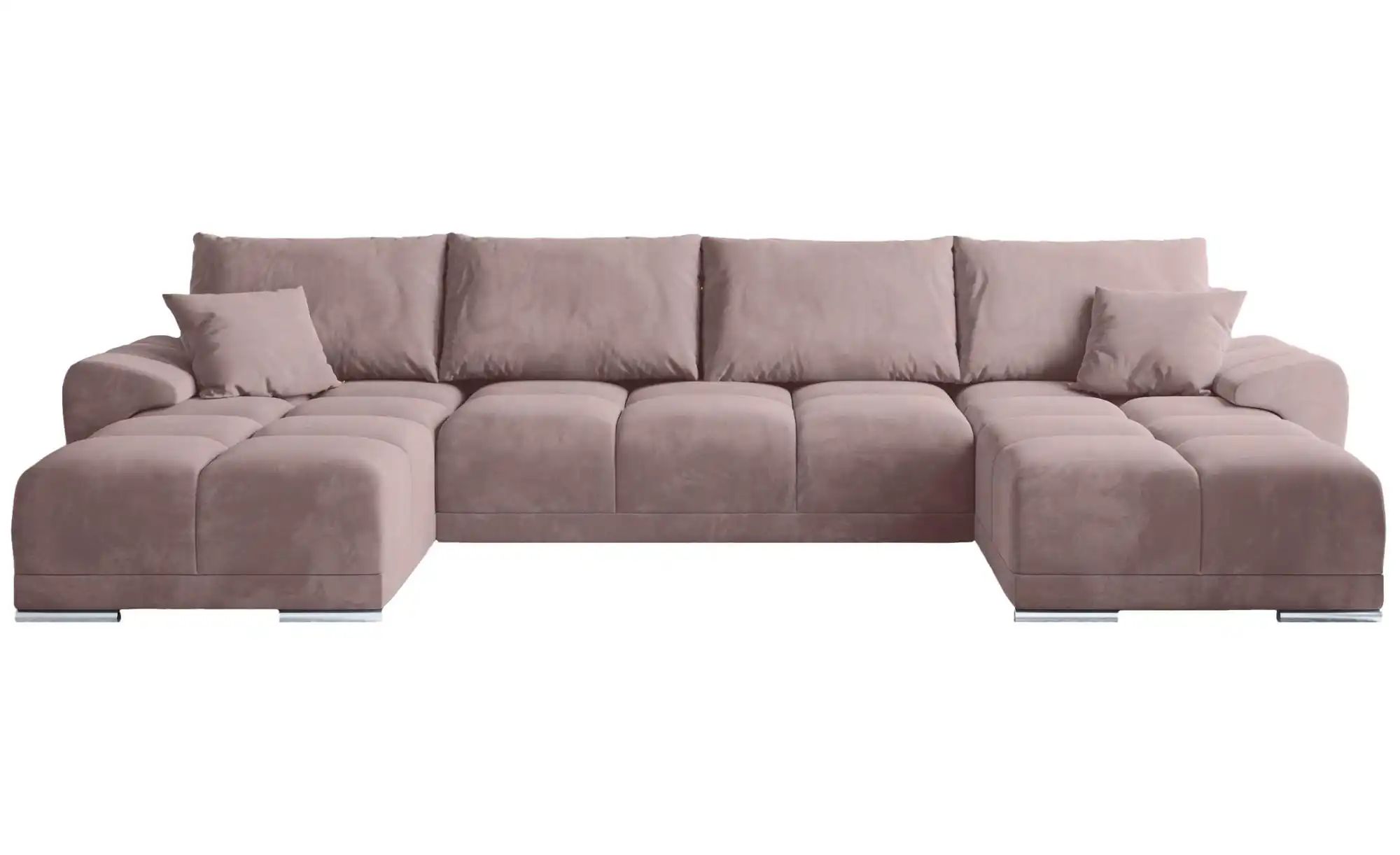 Wohnlandschaft  Nubes ¦ rosa/pink ¦ Maße (cm): B: 360 H: 85 Polstermöbel > günstig online kaufen