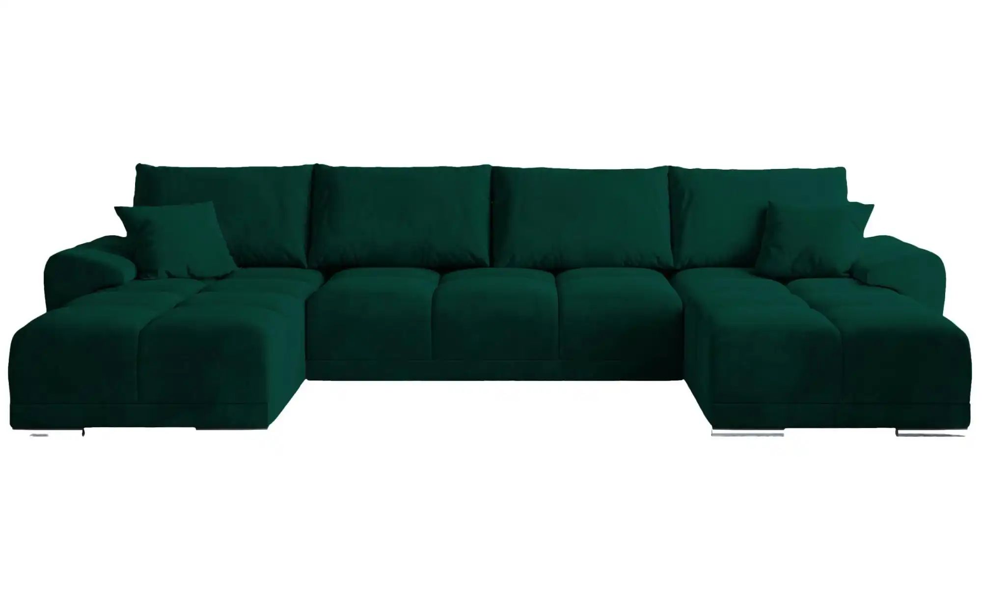 Wohnlandschaft  Nubes ¦ grün ¦ Maße (cm): B: 360 H: 85 Polstermöbel > Sofas günstig online kaufen