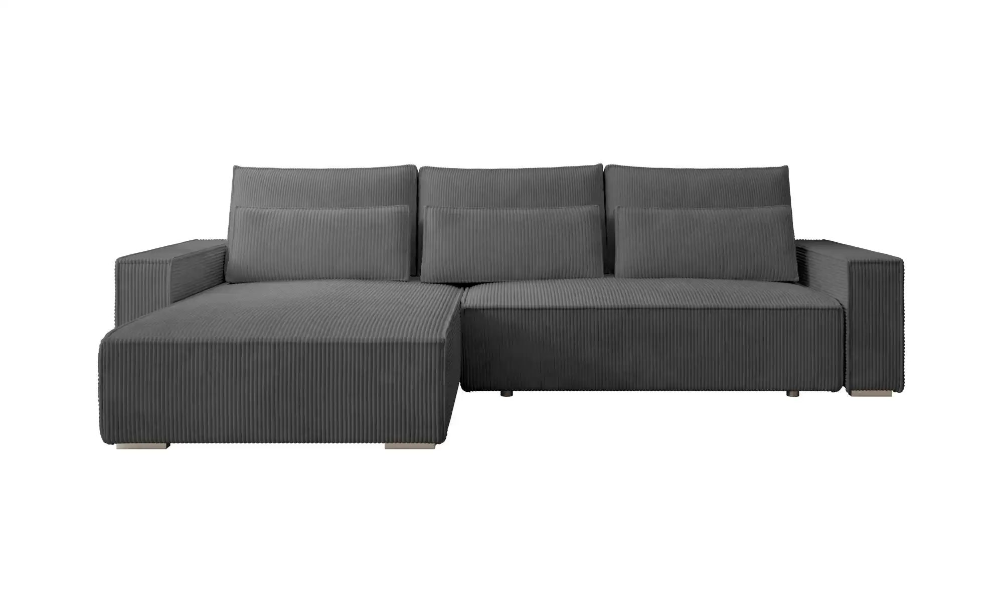 Ecksofa  Alice ¦ grau ¦ Maße (cm): B: 289 H: 80 Polstermöbel > Sofas > 3-Si günstig online kaufen