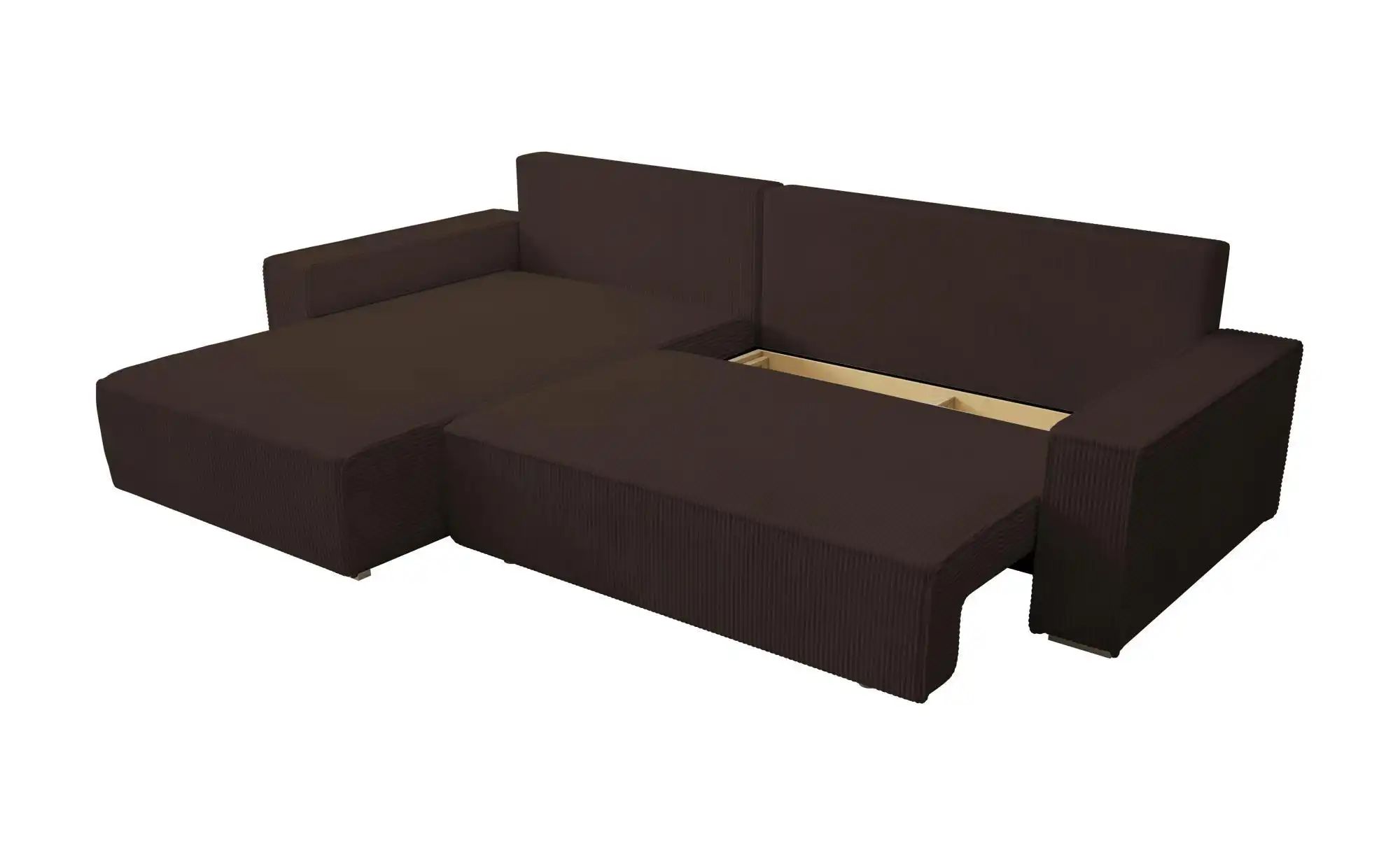 Ecksofa  Alice ¦ braun ¦ Maße (cm): B: 289 H: 80 Polstermöbel > Sofas > 3-S günstig online kaufen