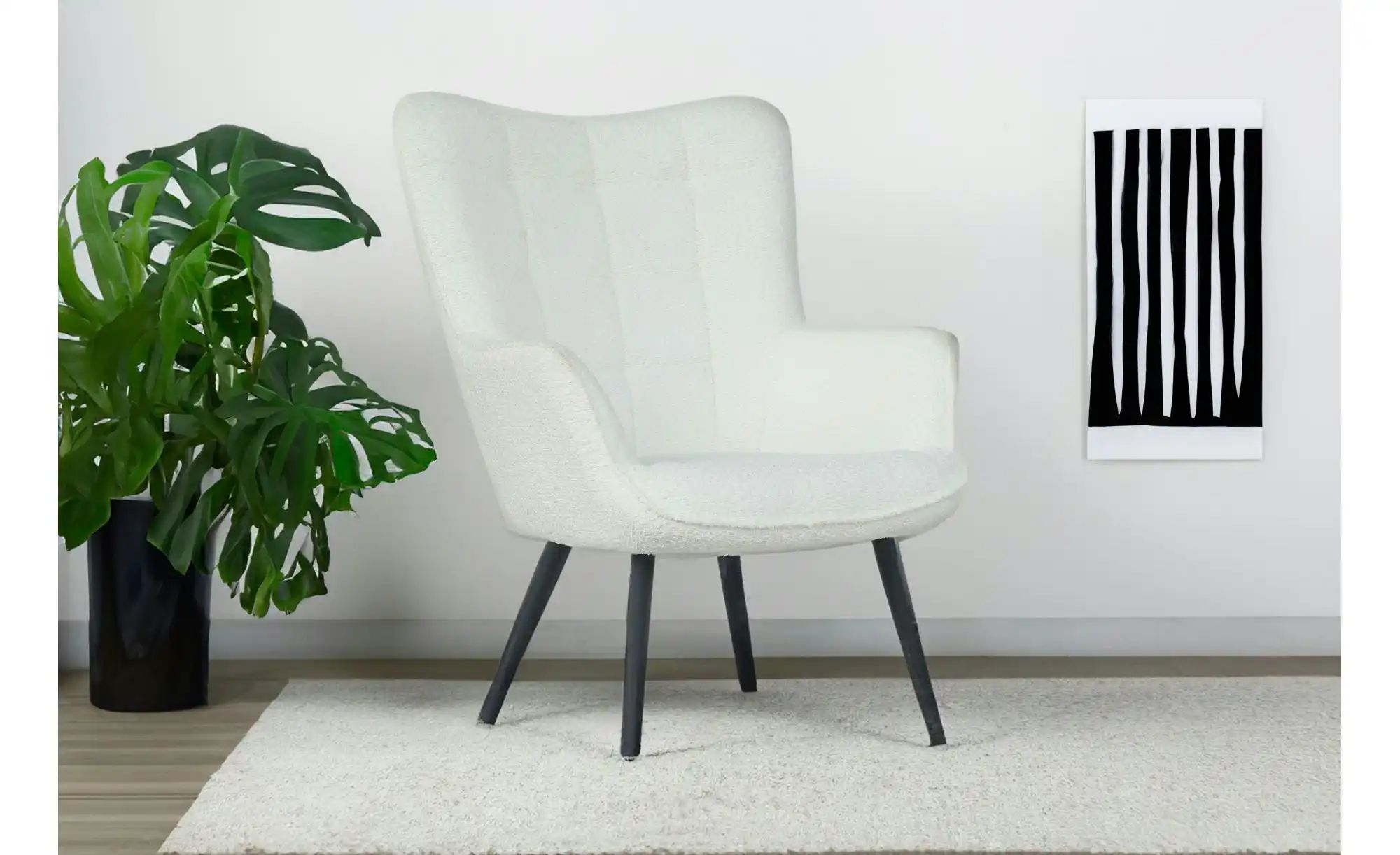 Sessel  Uta ¦ weiß ¦ Maße (cm): B: 72 H: 97 Polstermöbel > Sessel > Lounge günstig online kaufen