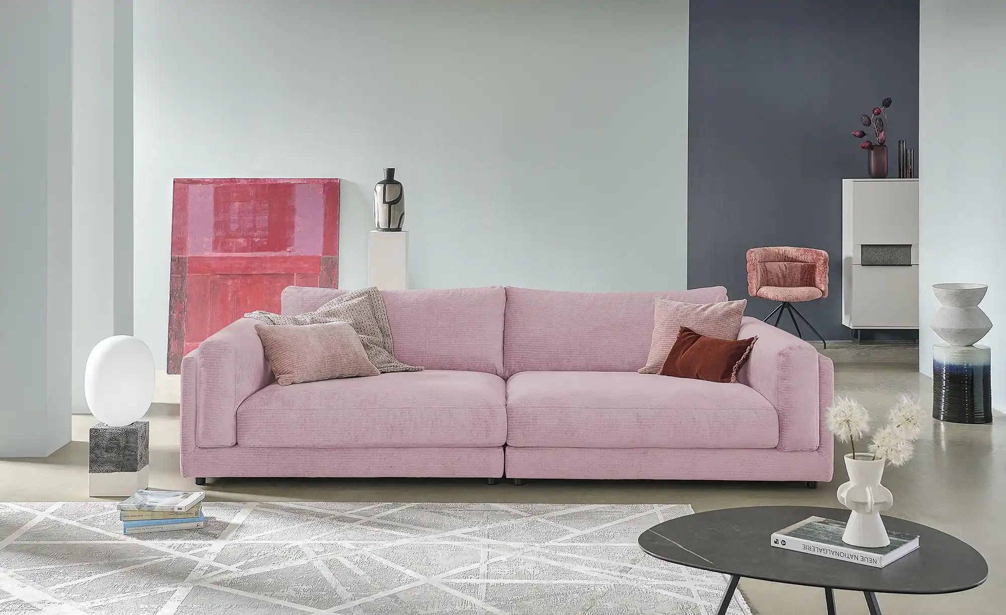 Jette Home Big Sofa  Roomy ¦ rosa/pink ¦ Maße (cm): B: 294 H: 85 T: 150.0 P günstig online kaufen