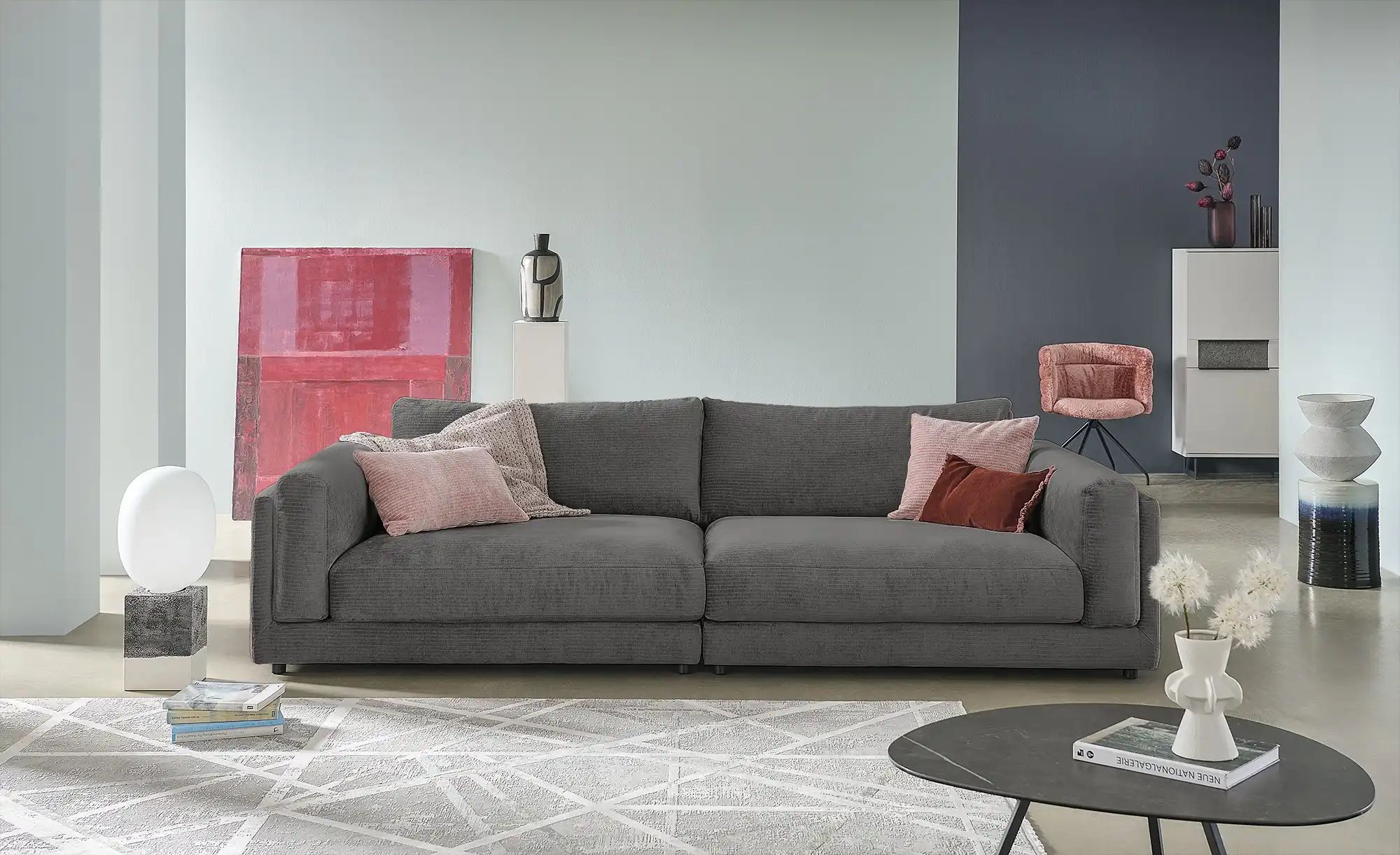 Thumbnail - Jette Home Big Sofa  Roomy ¦ grau ¦ Maße (cm): B: 294 H: 85 T: 150.0 Polstermöbel > Sofas > 3-Sitzer - Höffner