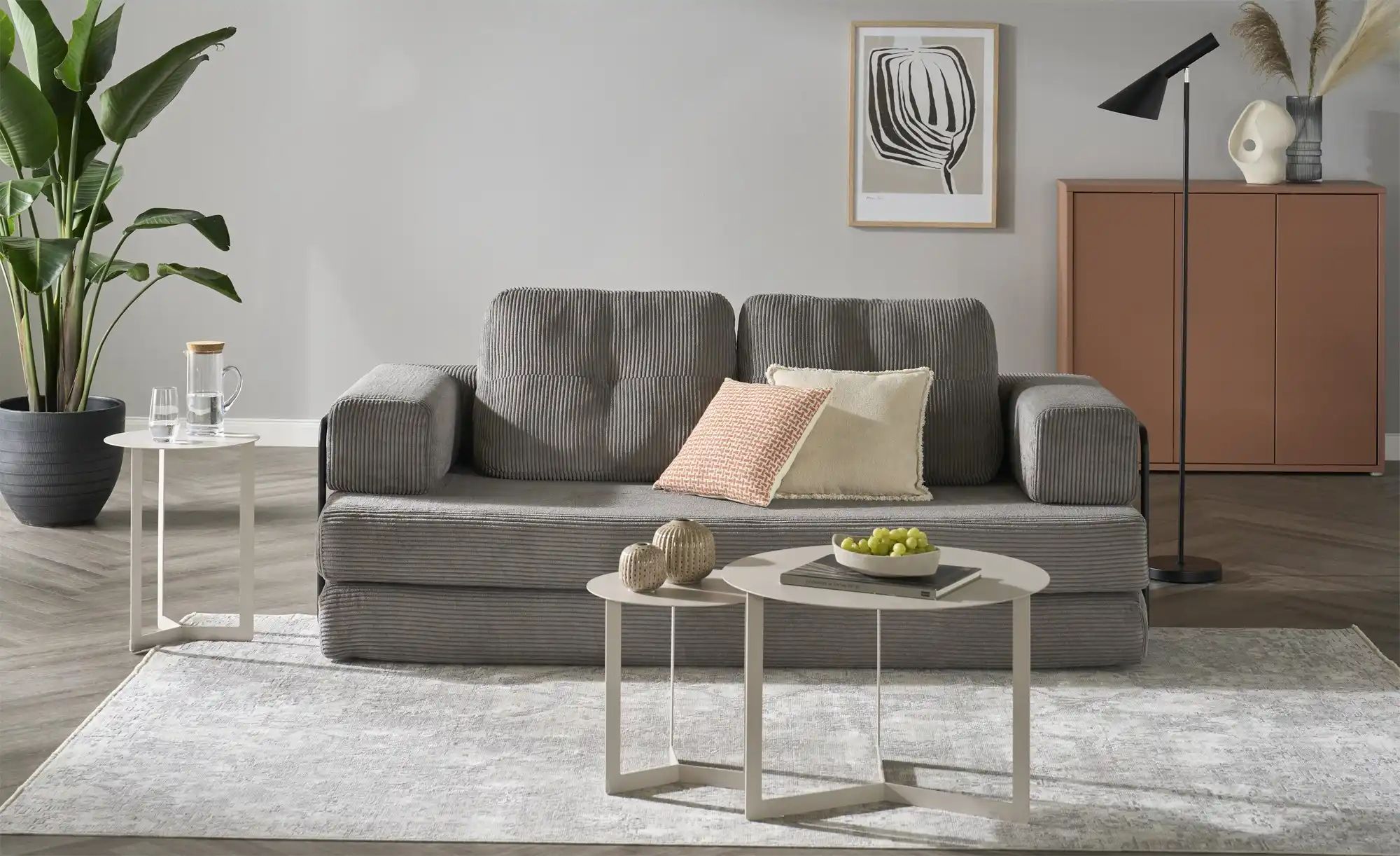 Thumbnail - Big Sofa vakuumiert Ladanie ¦ grau ¦ Maße (cm): B: 200 H: 62 T: 100.0 Polstermöbel > Sofas > 2-Sitzer - Höffner