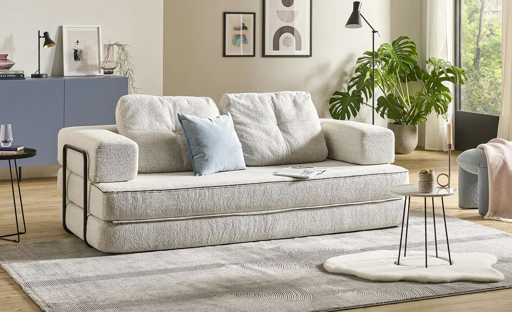 Thumbnail - Big Sofa vakuumiert Ladanie ¦ beige ¦ Maße (cm): B: 200 H: 62 T: 100.0 Polstermöbel > Sofas > 2-Sitzer - Höffner