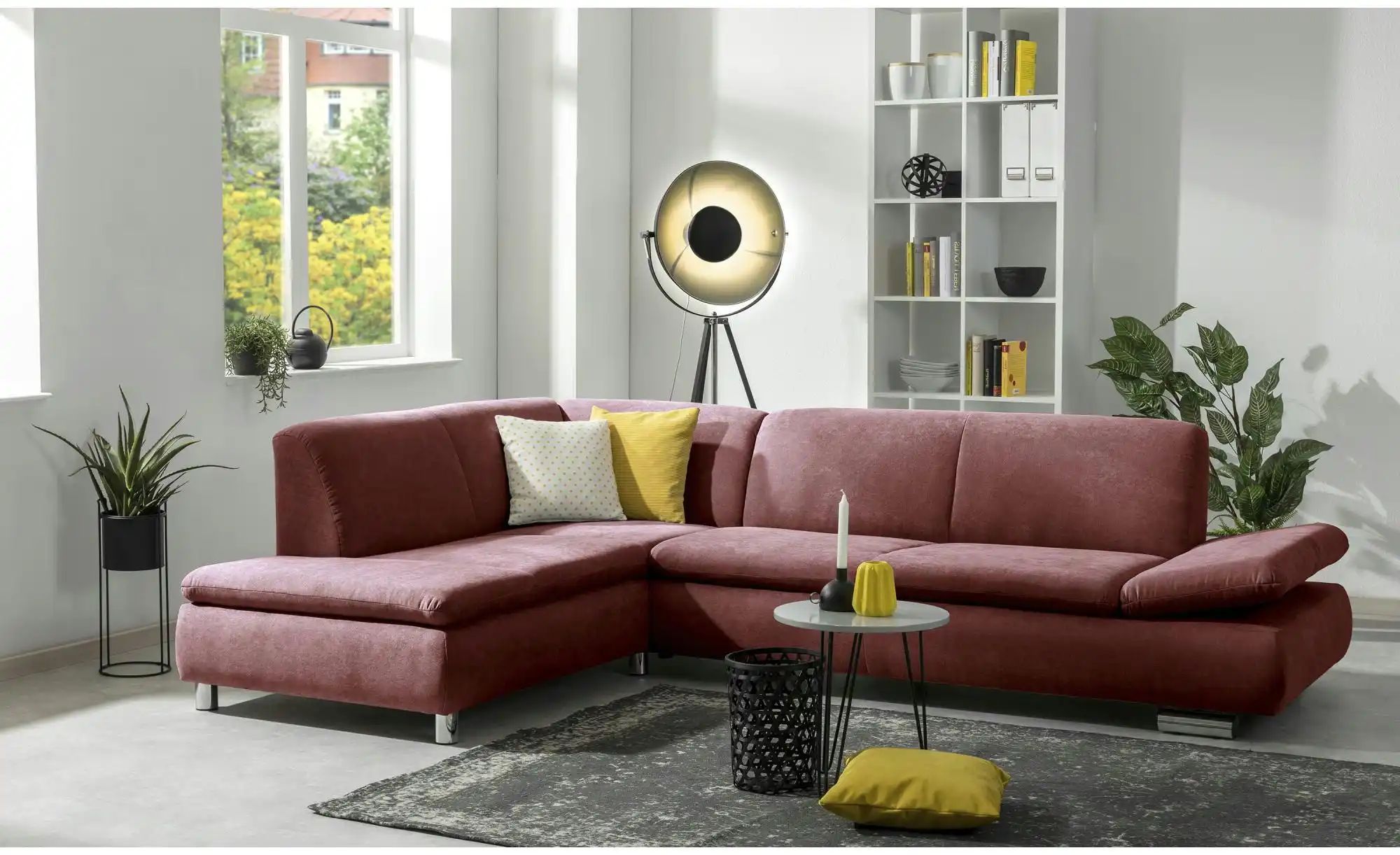 Thumbnail - Max Winzer Ecksofa ¦ rot ¦ Maße (cm): B: 270 H: 76 Polstermöbel > Sofas > Ecksofas - Höffner