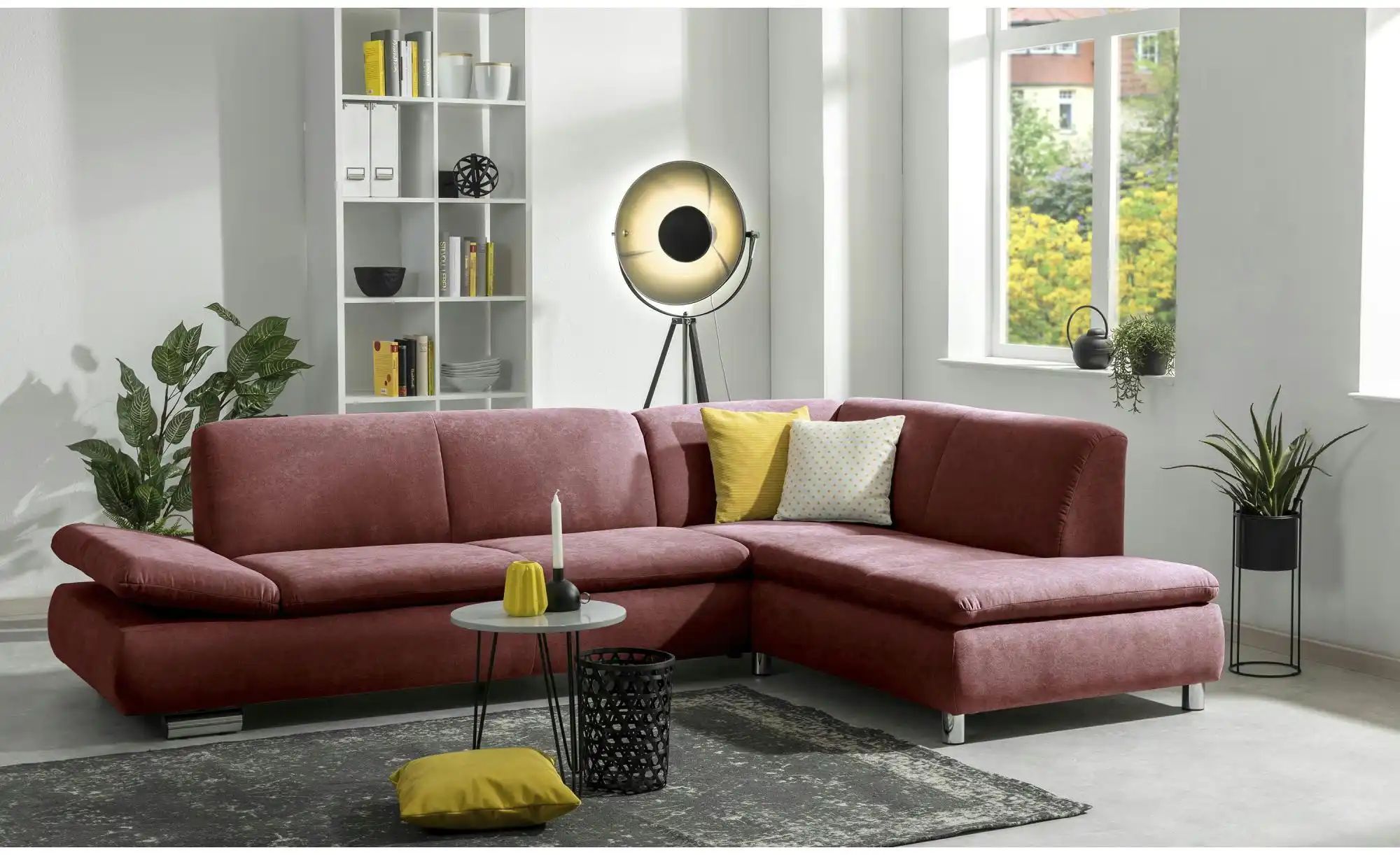 Thumbnail - Max Winzer Ecksofa ¦ rot ¦ Maße (cm): B: 270 H: 76 Polstermöbel > Sofas > Ecksofas - Höffner