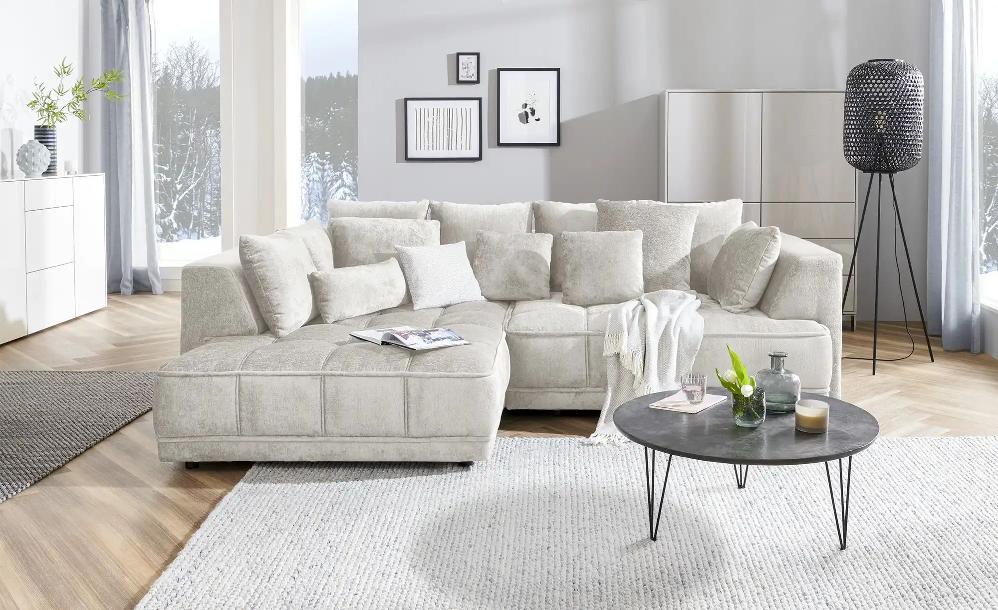 switch Ecksofa  Tiga ¦ beige ¦ Maße (cm): B: 285 H: 88 T: 205.0 Polstermöbe günstig online kaufen