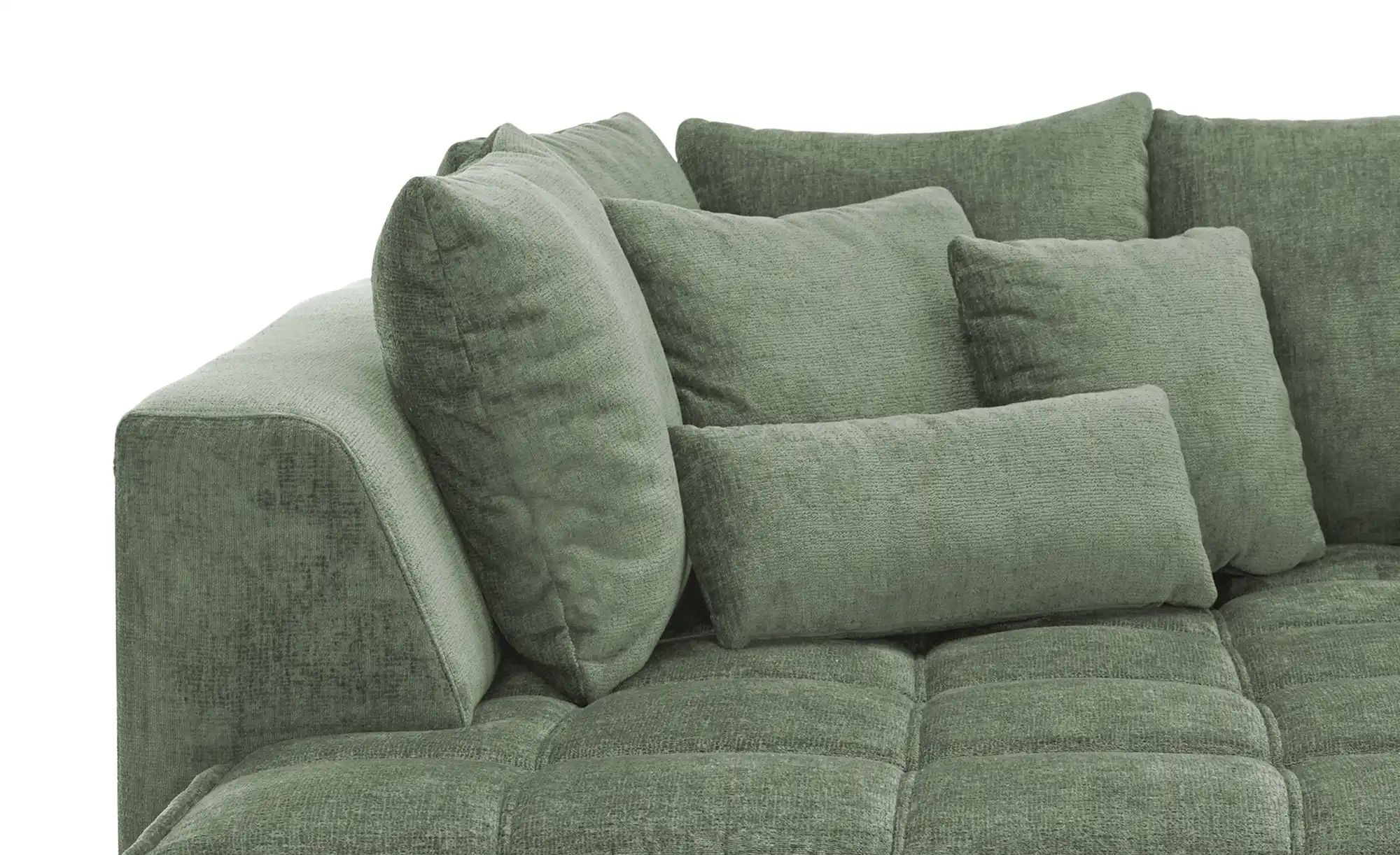 Thumbnail - switch Ecksofa  Tiga ¦ grün ¦ Maße (cm): B: 285 H: 88 T: 205.0 Polstermöbel > Sofas > Ecksofas - Höffner