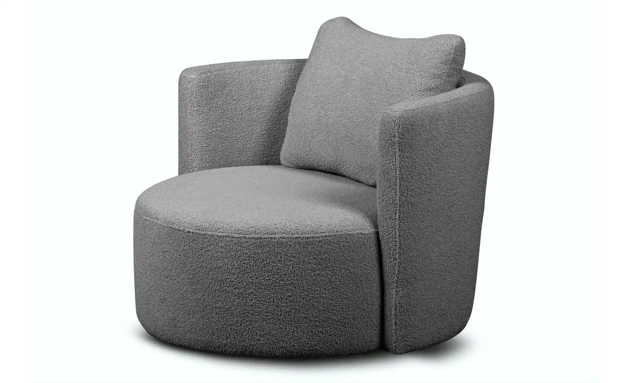 KONSIMO Drehsessel  Raggi ¦ grau ¦ Maße (cm): B: 92 H: 75 Polstermöbel > Se günstig online kaufen
