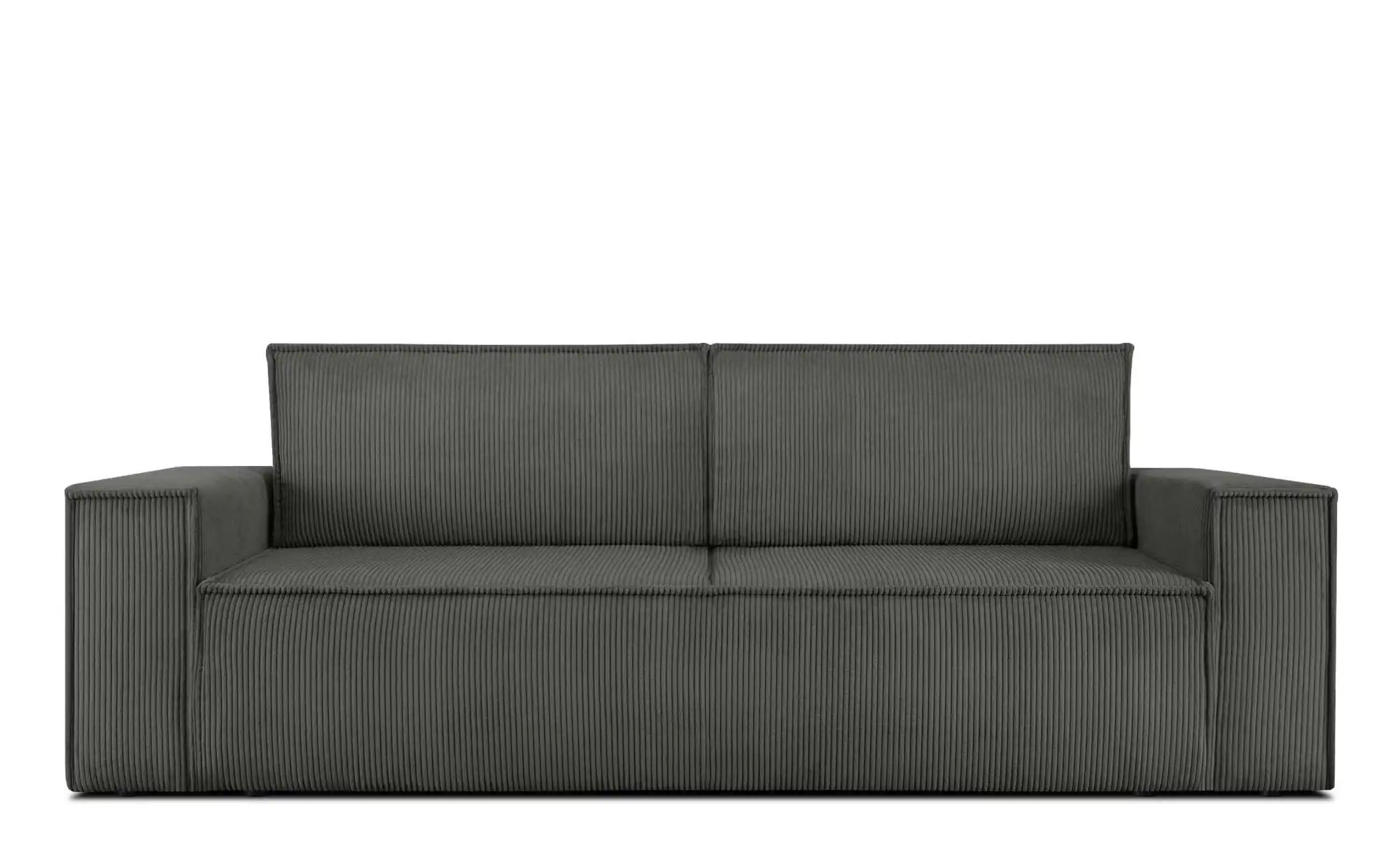 KONSIMO Einzelsofa  Napi ¦ grau ¦ Maße (cm): B: 244 H: 89 Polstermöbel > So günstig online kaufen
