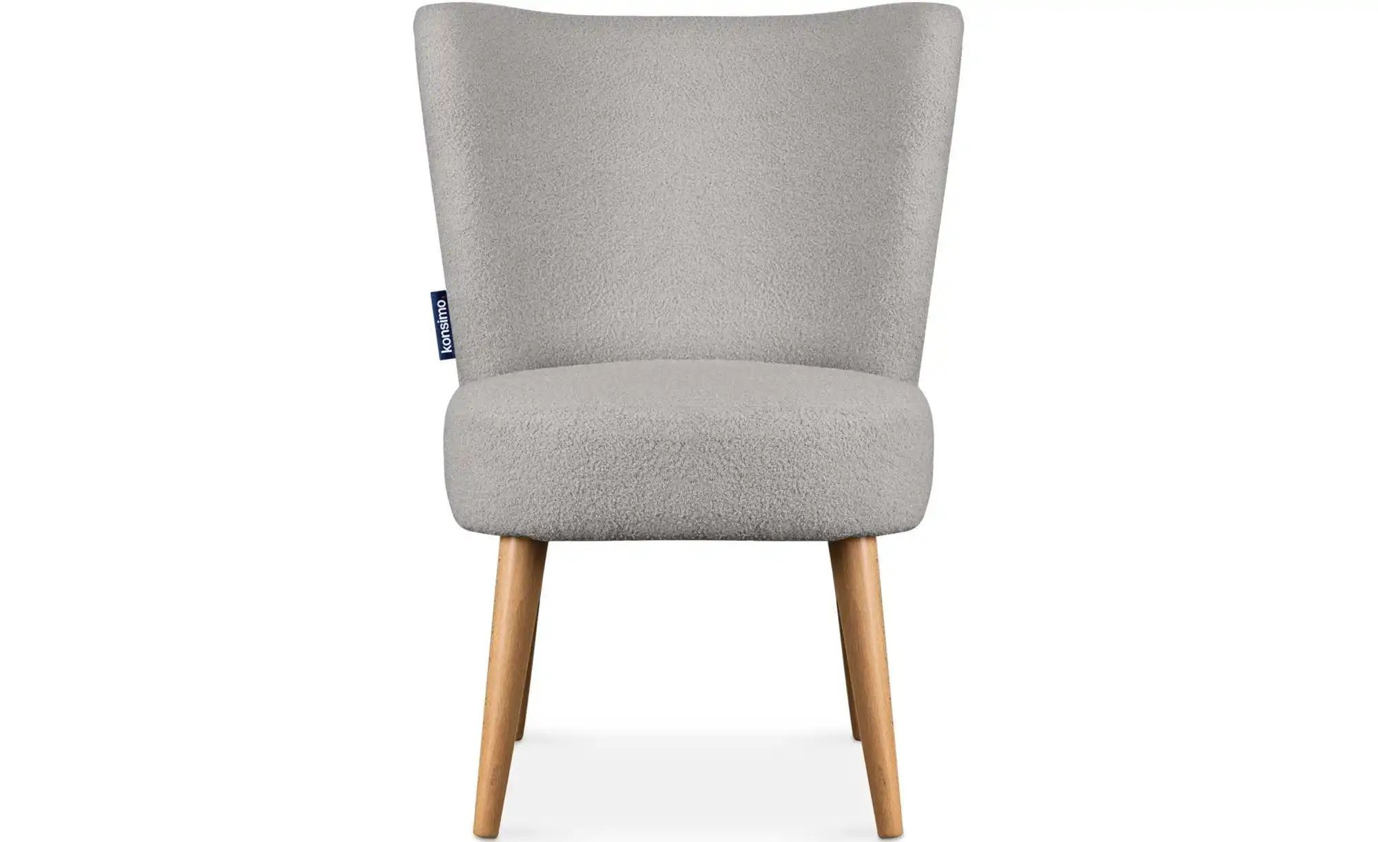 KONSIMO Sessel  Appa ¦ grau ¦ Maße (cm): B: 63 H: 89 Polstermöbel > Sessel günstig online kaufen
