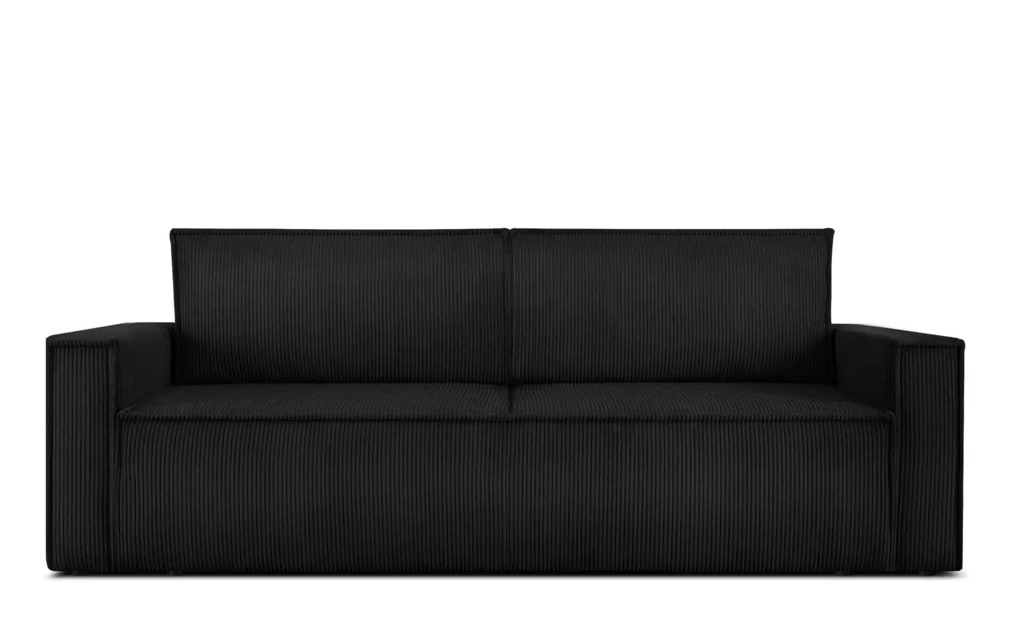 KONSIMO Einzelsofa  Napi ¦ schwarz ¦ Maße (cm): B: 228 H: 89 Polstermöbel > günstig online kaufen