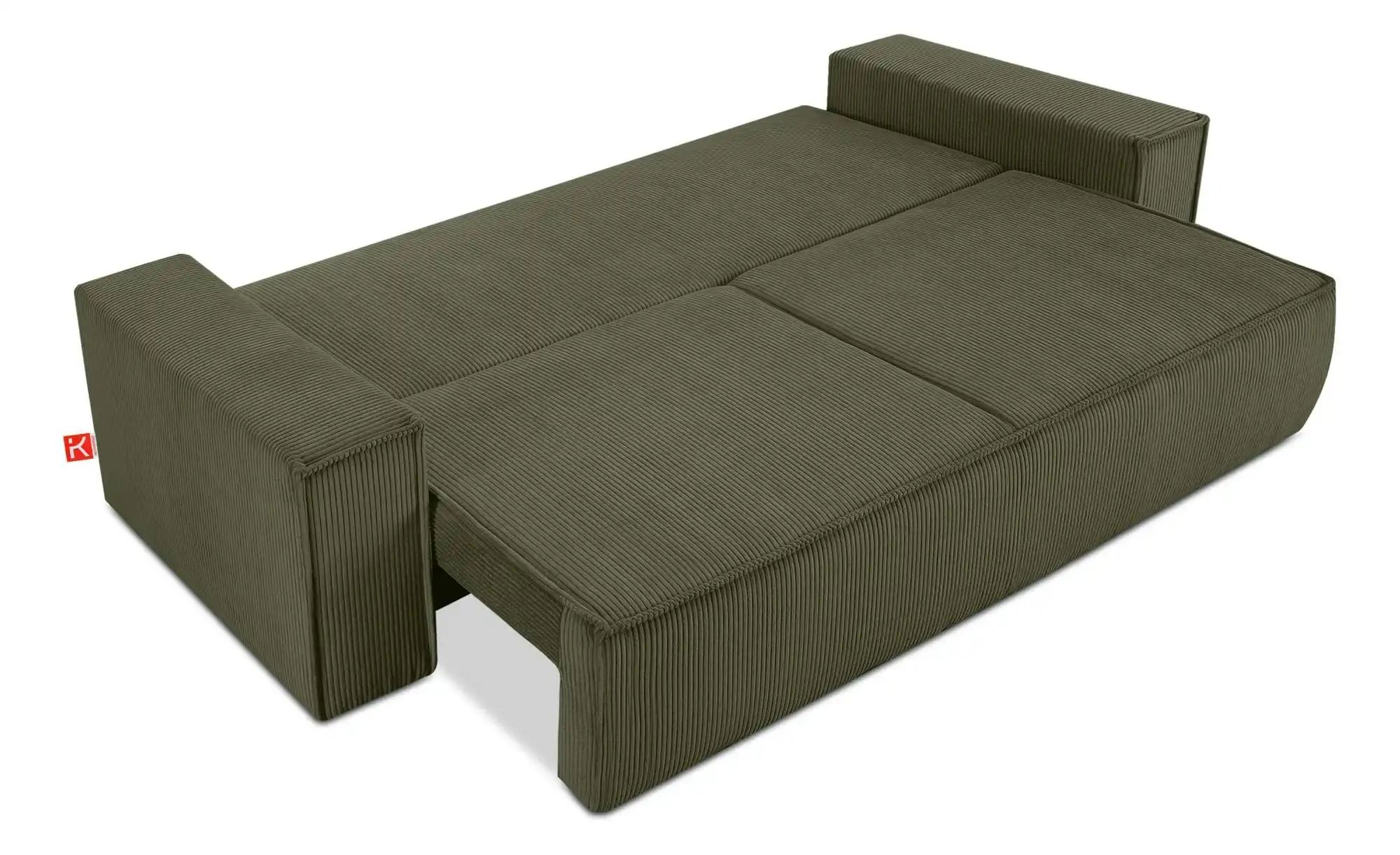 KONSIMO Einzelsofa  Napi ¦ grün ¦ Maße (cm): B: 244 H: 89 Polstermöbel > So günstig online kaufen