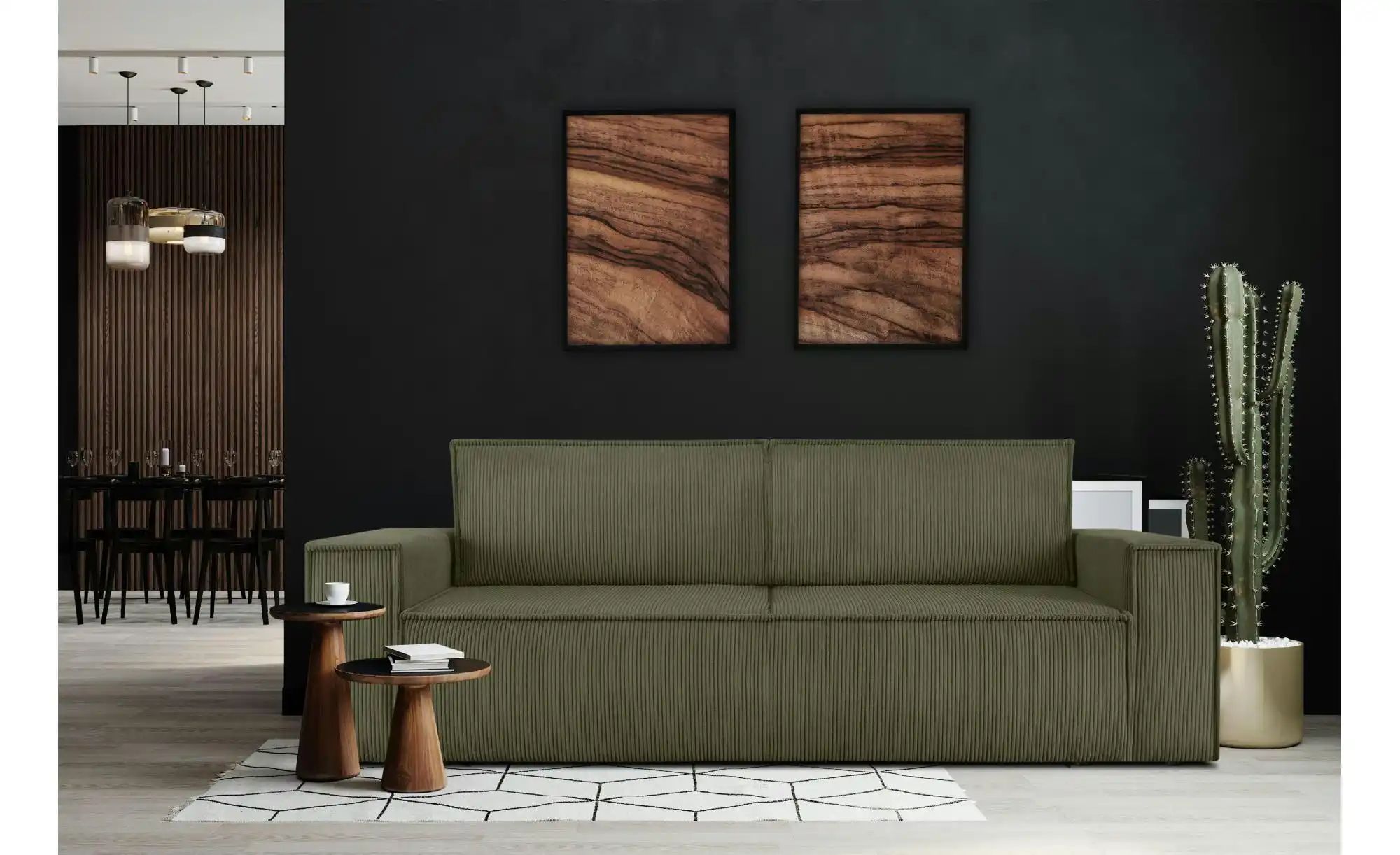 Thumbnail - KONSIMO Einzelsofa  Napi ¦ grün ¦ Maße (cm): B: 244 H: 89 Polstermöbel > Sofas > 3-Sitzer - Höffner