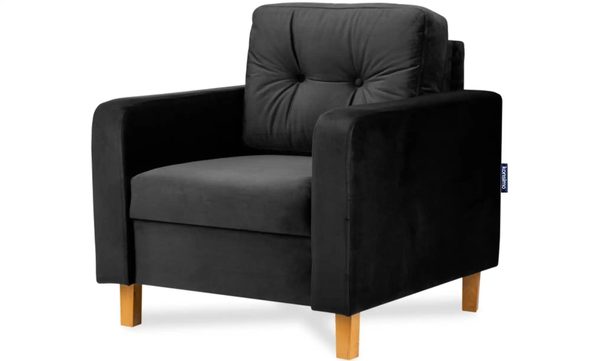 KONSIMO Sessel  Eriso ¦ grau ¦ Maße (cm): B: 80 H: 75 Polstermöbel > Sessel günstig online kaufen