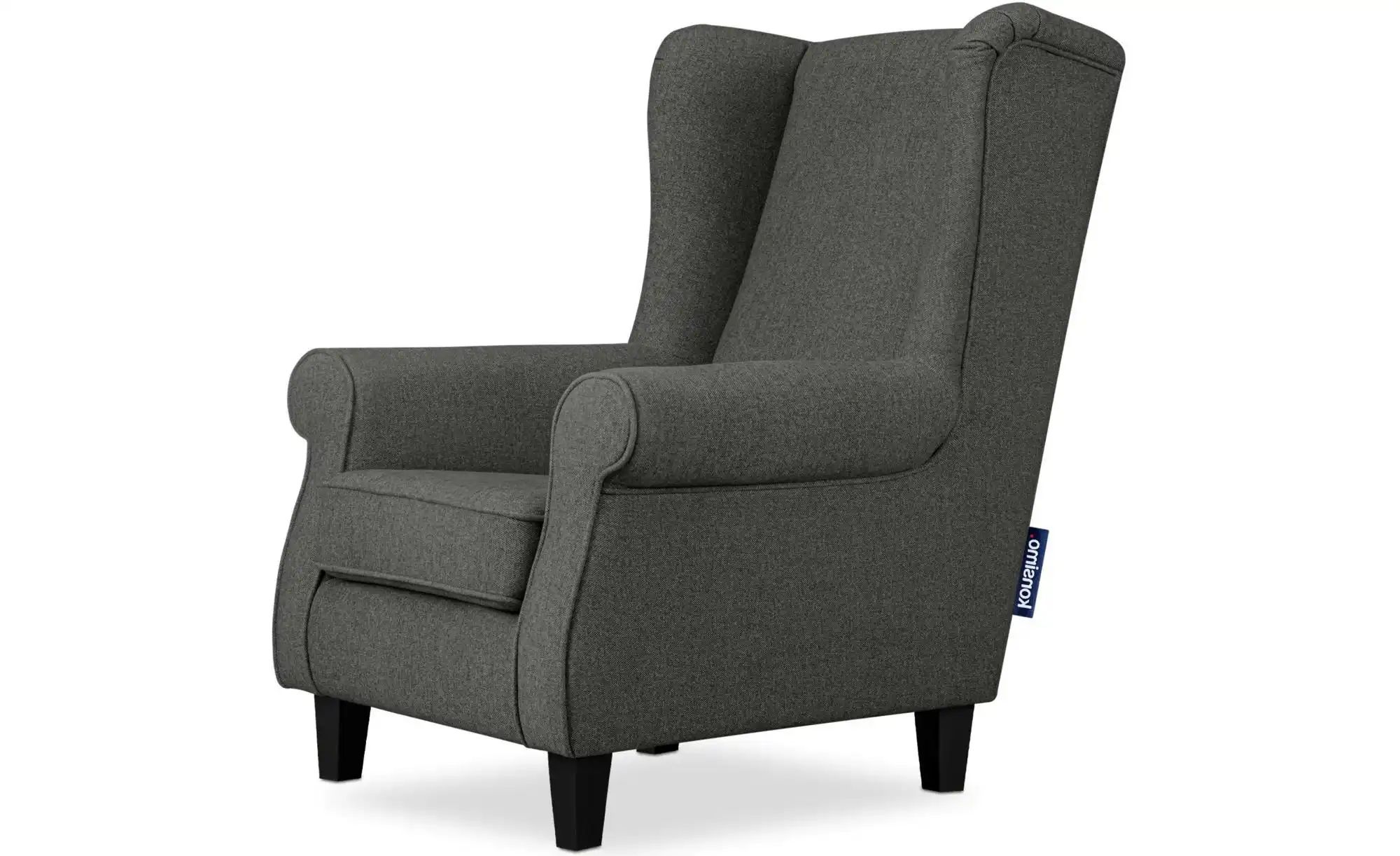 KONSIMO Ohrensessel  Miles ¦ grau ¦ Maße (cm): B: 82 H: 105 Polstermöbel > günstig online kaufen