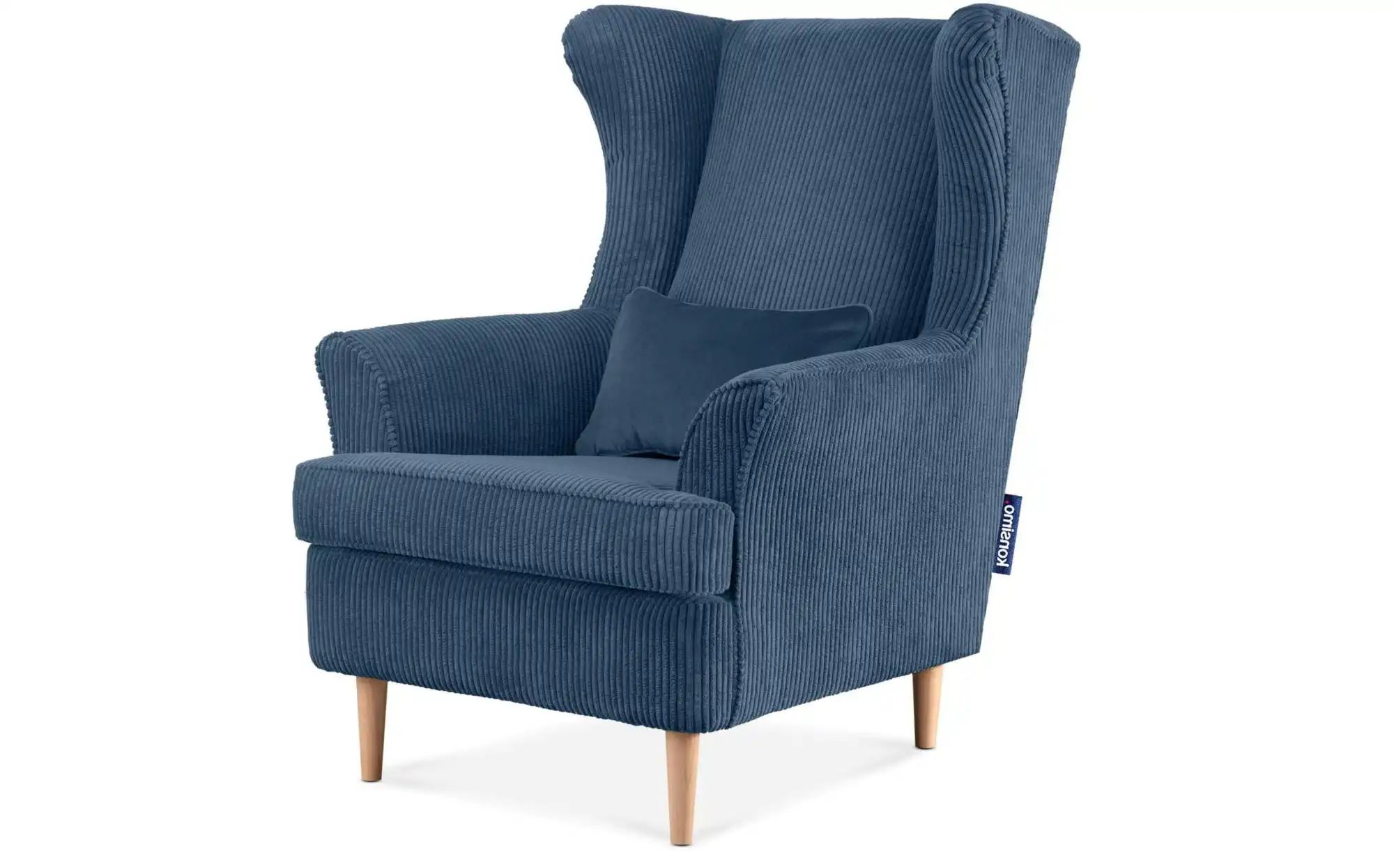 KONSIMO Ohrensessel  Stralis ¦ blau ¦ Maße (cm): B: 82 H: 108 Polstermöbel günstig online kaufen