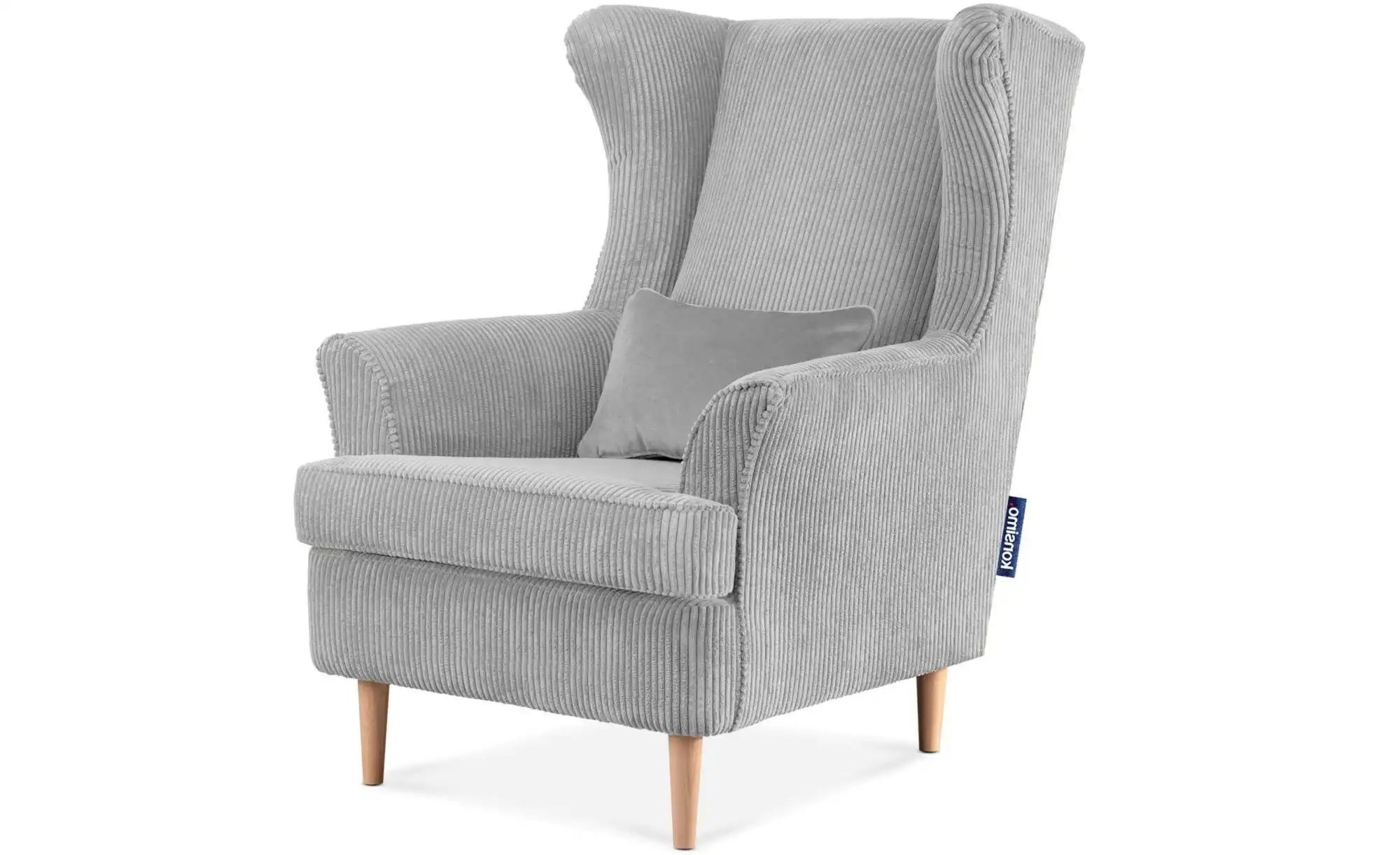 KONSIMO Ohrensessel  Stralis ¦ grau ¦ Maße (cm): B: 82 H: 108 Polstermöbel günstig online kaufen
