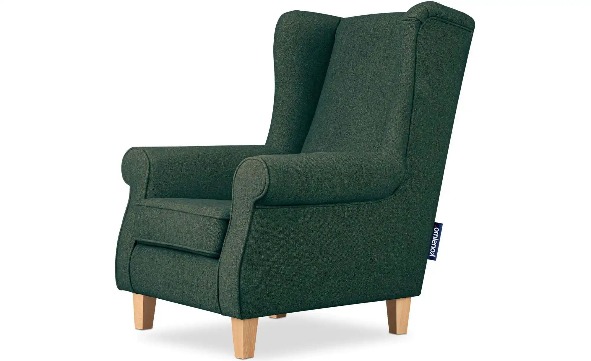 KONSIMO Ohrensessel  Miles ¦ blau ¦ Maße (cm): B: 82 H: 105 Polstermöbel > günstig online kaufen