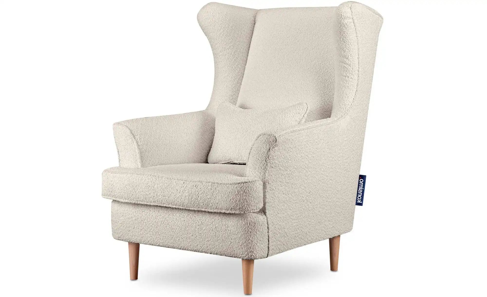 KONSIMO Ohrensessel  Stralis ¦ creme ¦ Maße (cm): B: 82 H: 108 Polstermöbel günstig online kaufen