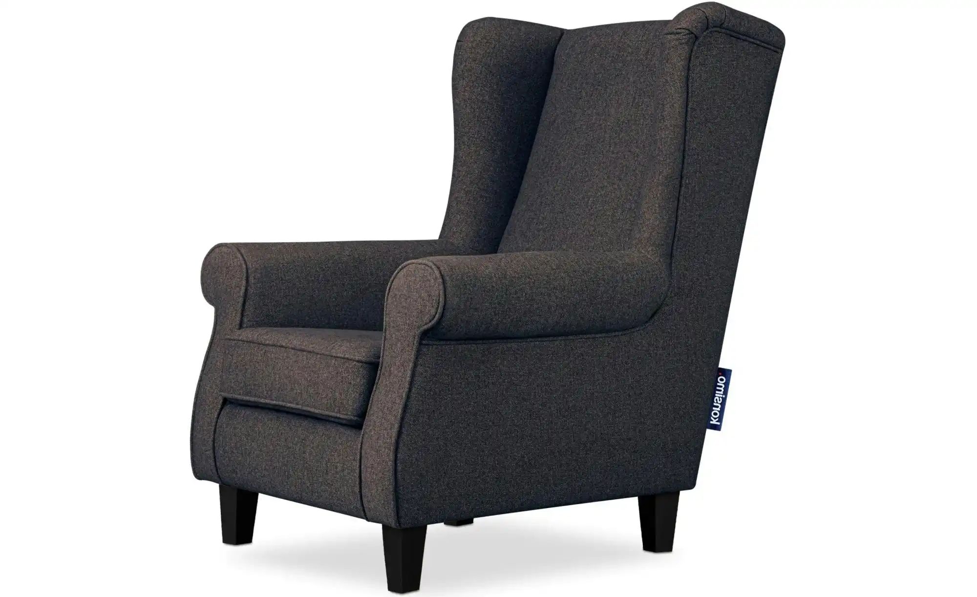 KONSIMO Ohrensessel  Miles ¦ blau ¦ Maße (cm): B: 82 H: 105 Polstermöbel > günstig online kaufen