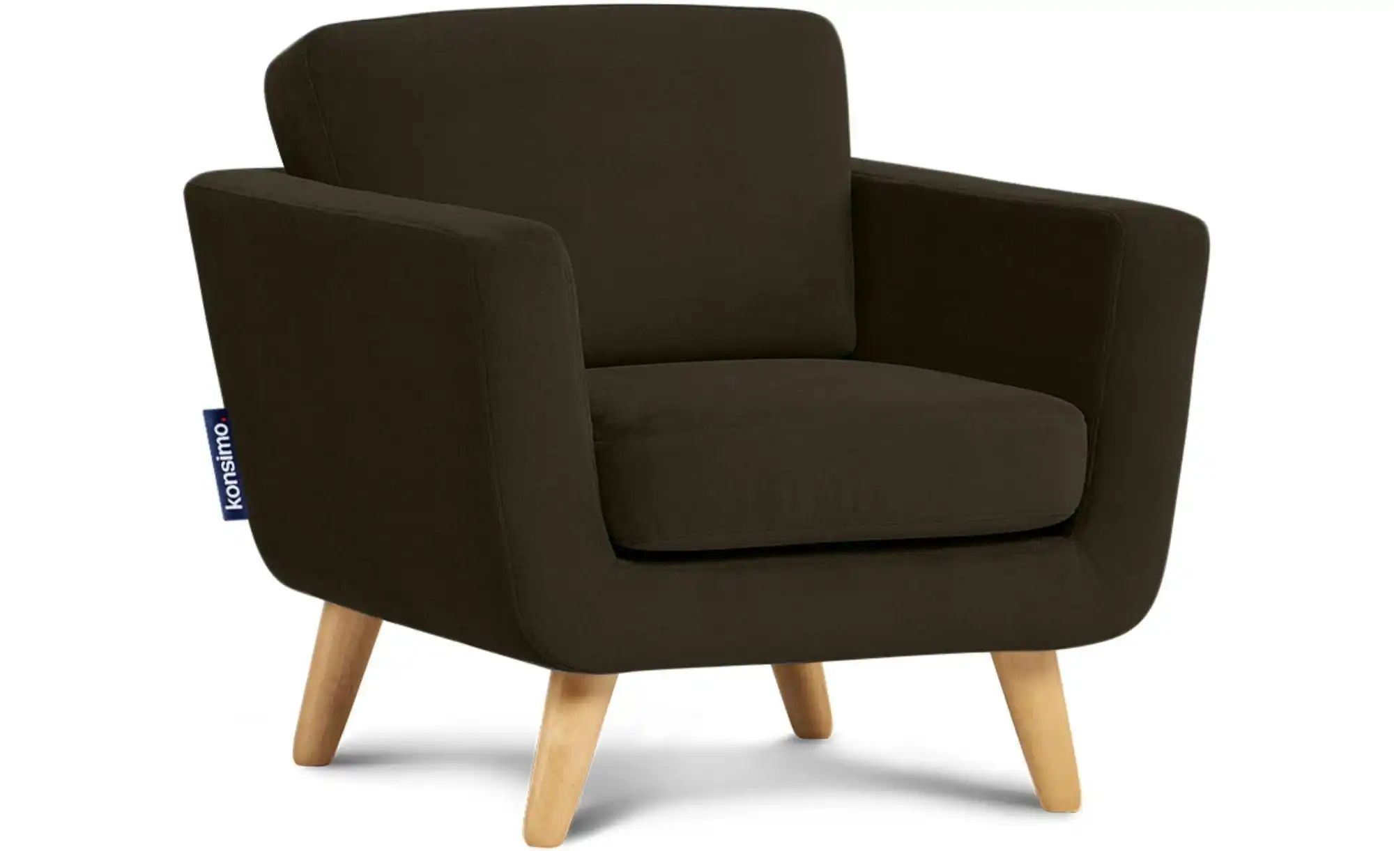 Thumbnail - KONSIMO Sessel Tagio ¦ braun ¦ Maße (cm): B: 86 H: 80 Polstermöbel > Sessel > Polstersessel - Höffner