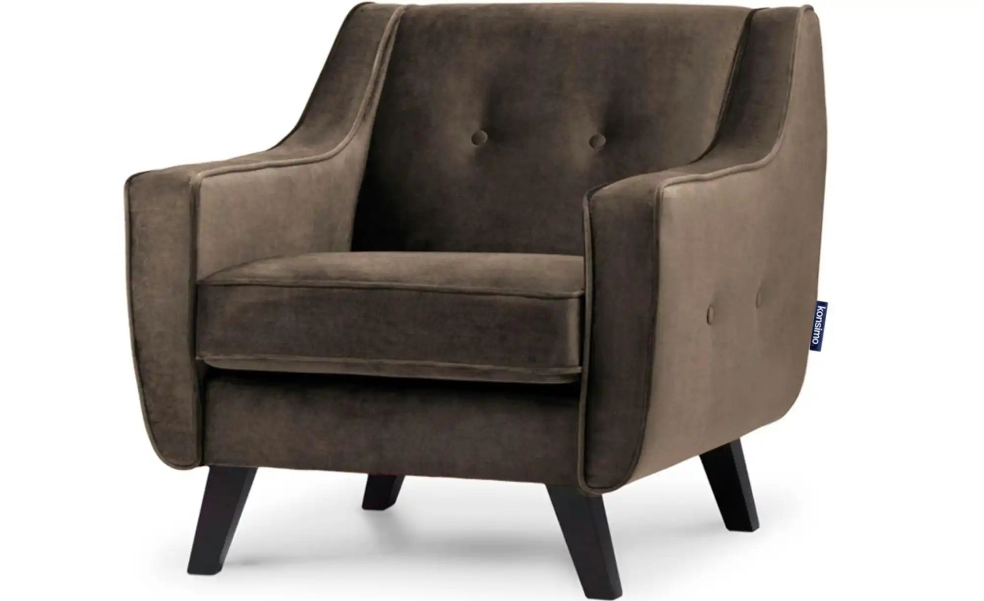 KONSIMO Sessel  Terso ¦ braun ¦ Maße (cm): B: 84 H: 81 Polstermöbel > Sesse günstig online kaufen