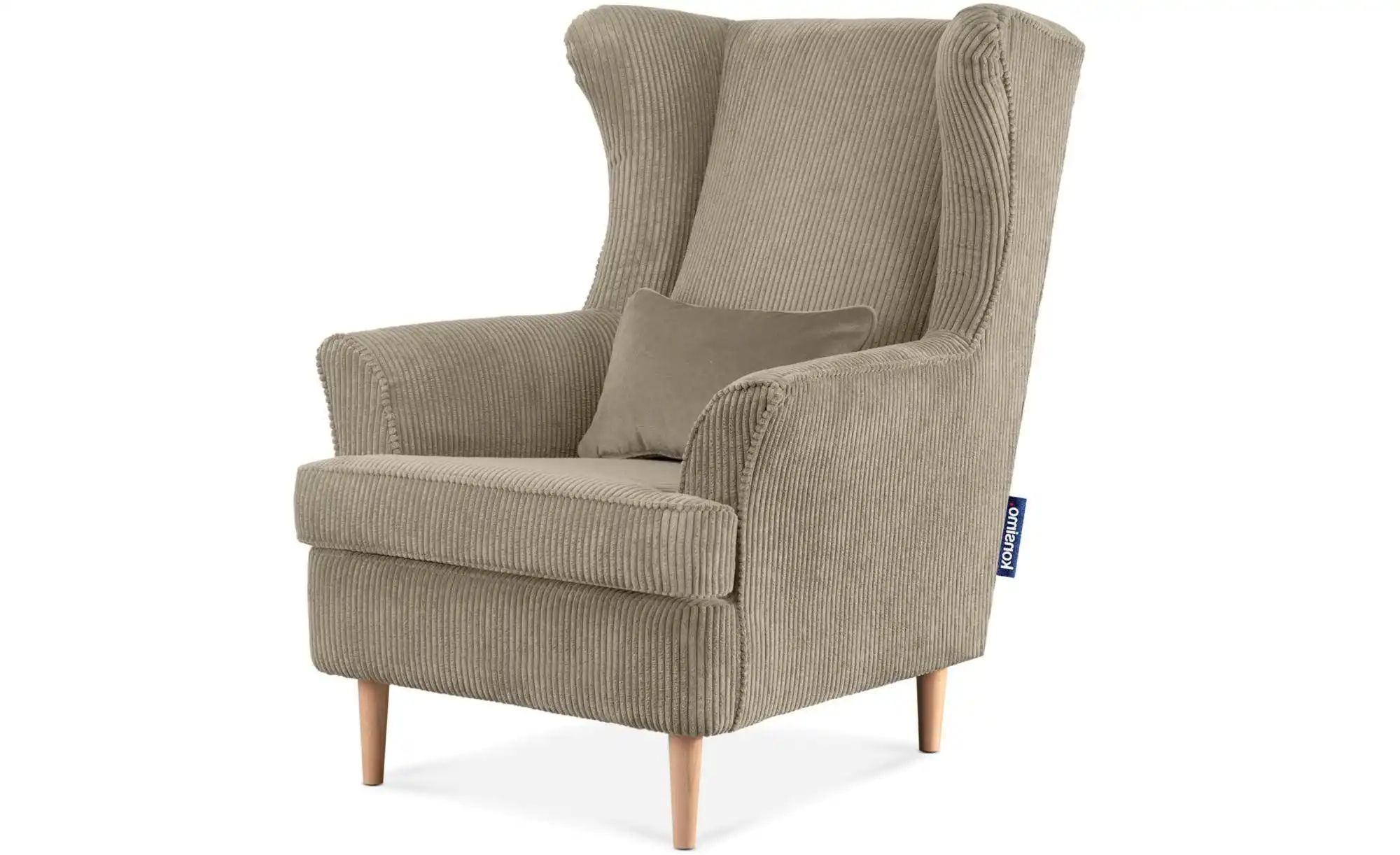 KONSIMO Ohrensessel  Stralis ¦ grau ¦ Maße (cm): B: 82 H: 108 Polstermöbel günstig online kaufen