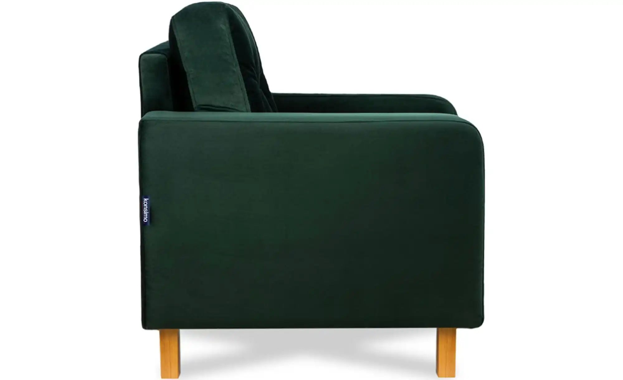 KONSIMO Sessel  Eriso ¦ grün ¦ Maße (cm): B: 80 H: 75 Polstermöbel > Sessel günstig online kaufen