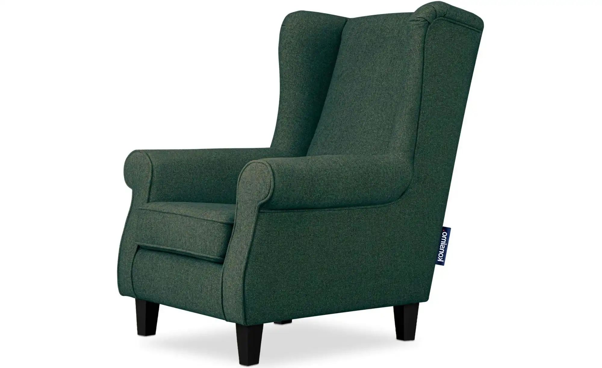 KONSIMO Ohrensessel  Miles ¦ blau ¦ Maße (cm): B: 82 H: 105 Polstermöbel > günstig online kaufen