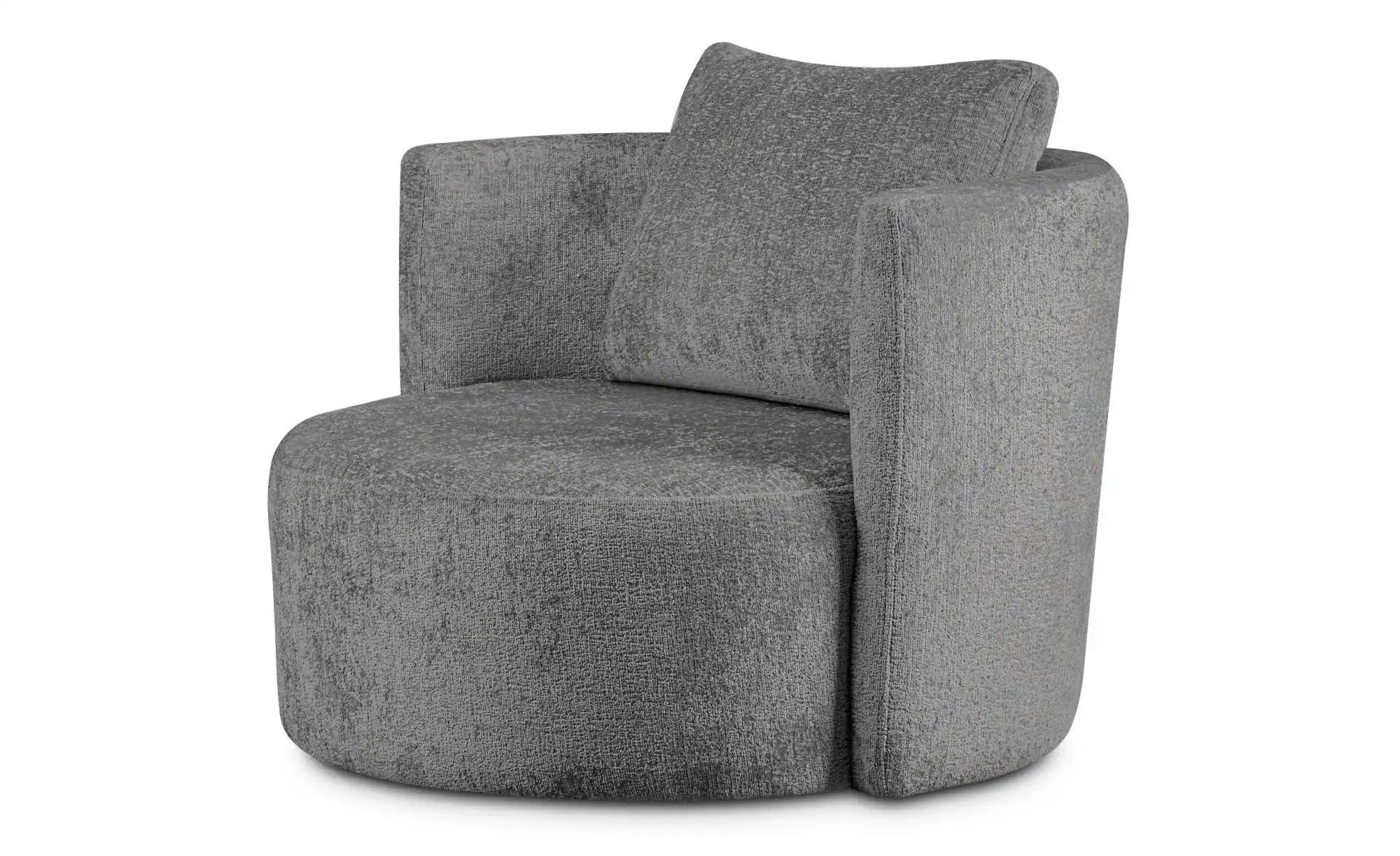 KONSIMO Drehsessel  Raggi ¦ grau ¦ Maße (cm): B: 92 H: 75 Polstermöbel > Se günstig online kaufen