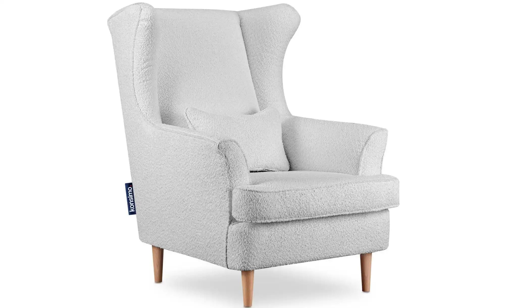 Thumbnail - KONSIMO Ohrensessel  Stralis ¦ grau ¦ Maße (cm): B: 82 H: 108 Polstermöbel > Sessel > Ohrensessel - Höffner