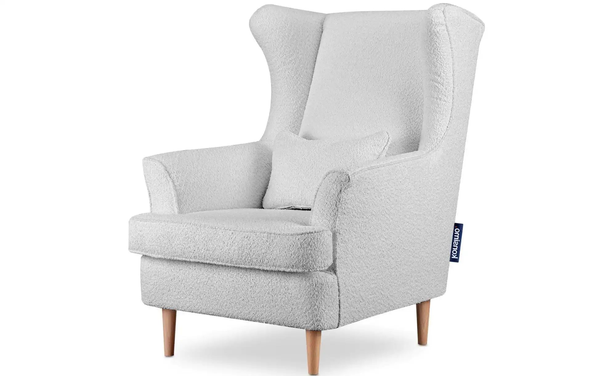 KONSIMO Ohrensessel  Stralis ¦ grau ¦ Maße (cm): B: 82 H: 108 Polstermöbel günstig online kaufen