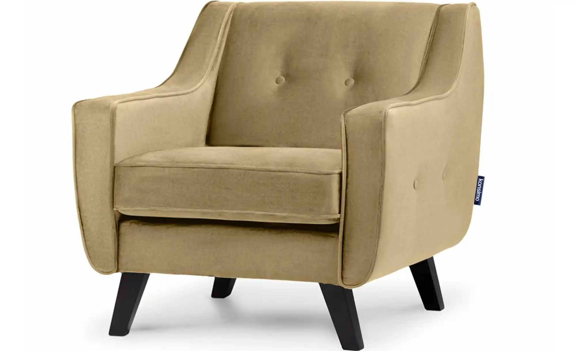 KONSIMO Sessel  Terso ¦ beige ¦ Maße (cm): B: 84 H: 81 Polstermöbel > Sesse günstig online kaufen