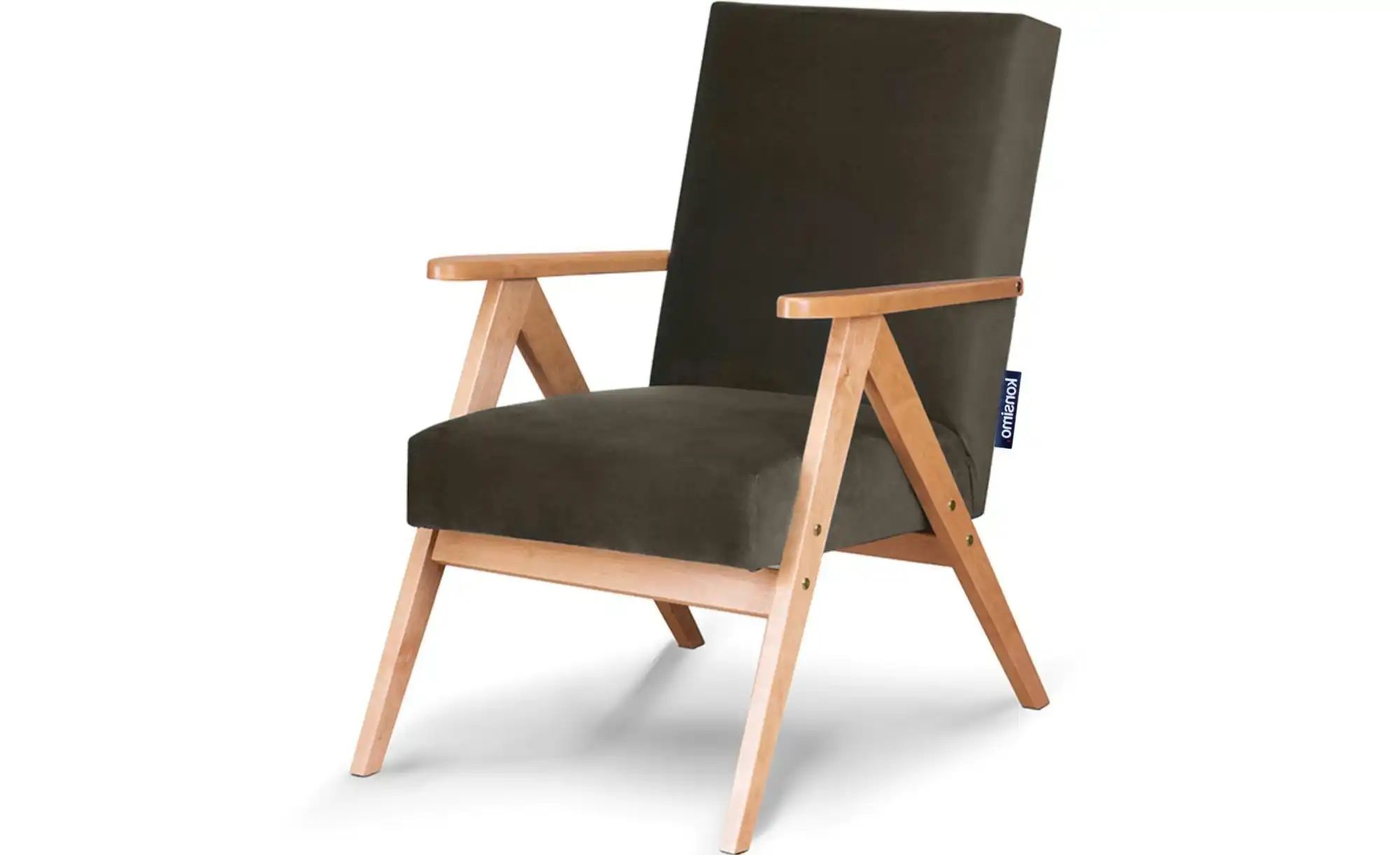 KONSIMO Sessel  Naset ¦ holzfarben ¦ Maße (cm): B: 60 H: 90 Polstermöbel > günstig online kaufen