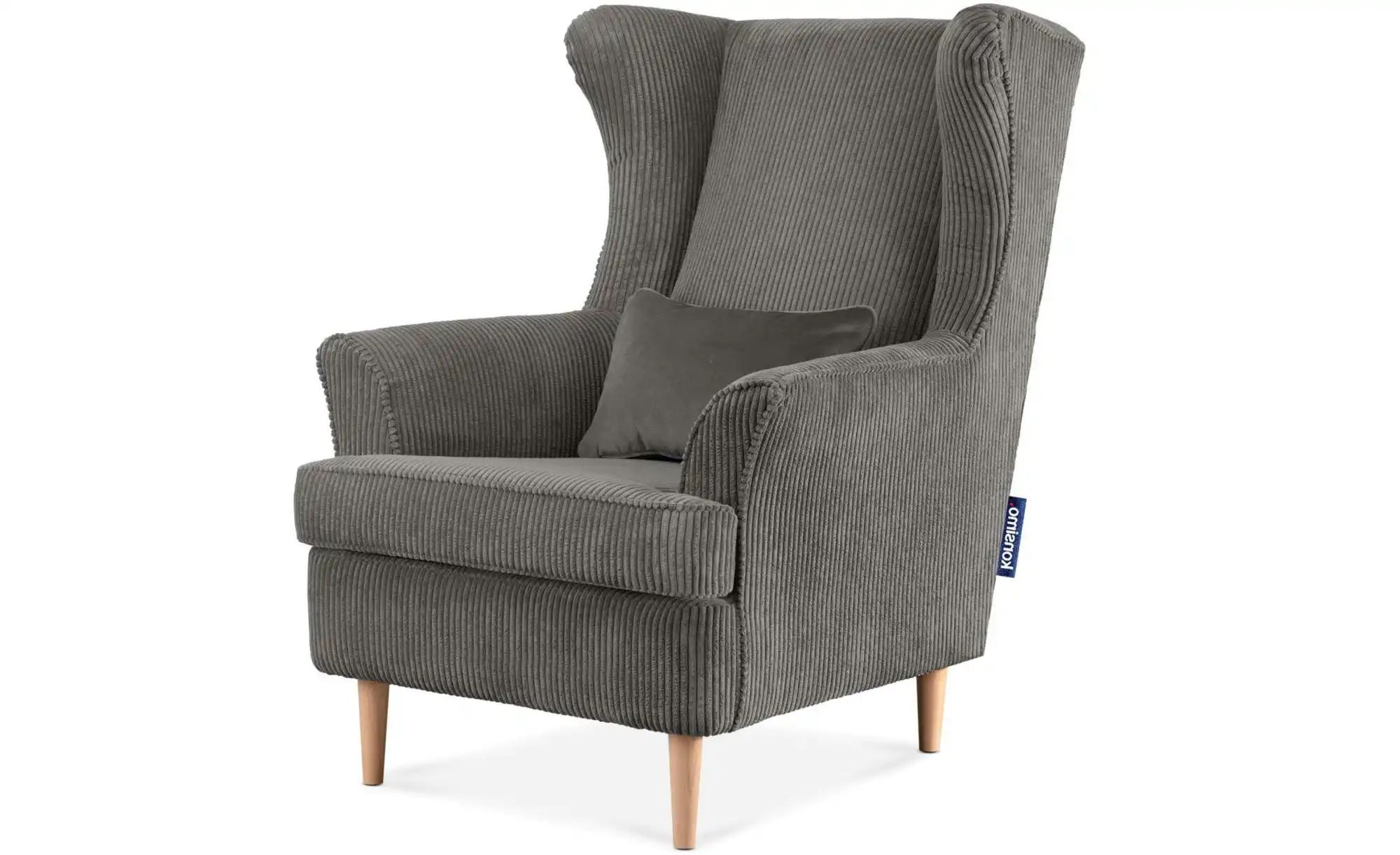 KONSIMO Ohrensessel  Stralis ¦ grau ¦ Maße (cm): B: 82 H: 108 Polstermöbel günstig online kaufen