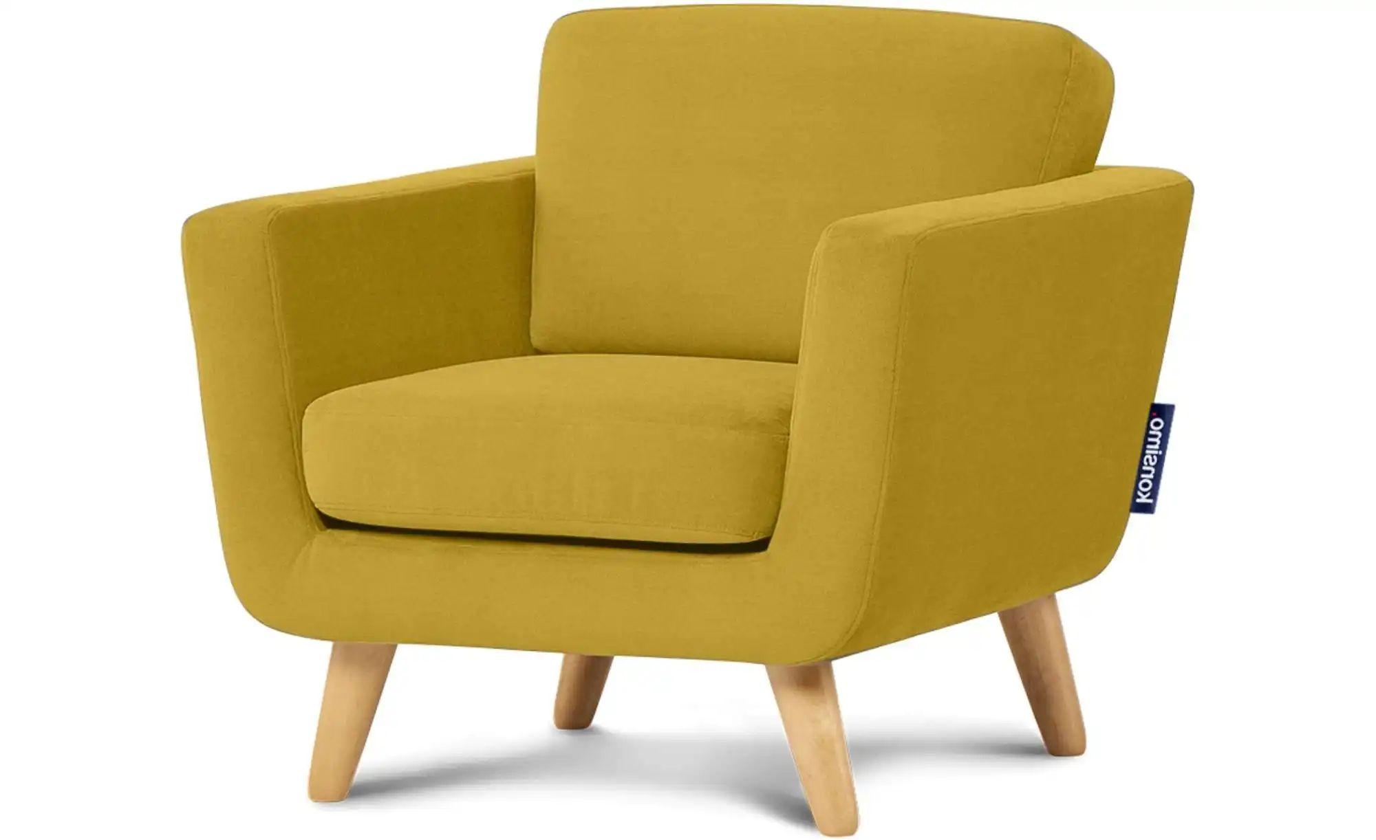 KONSIMO Sessel  Tagio ¦ gelb ¦ Maße (cm): B: 86 H: 80 Polstermöbel > Sessel günstig online kaufen