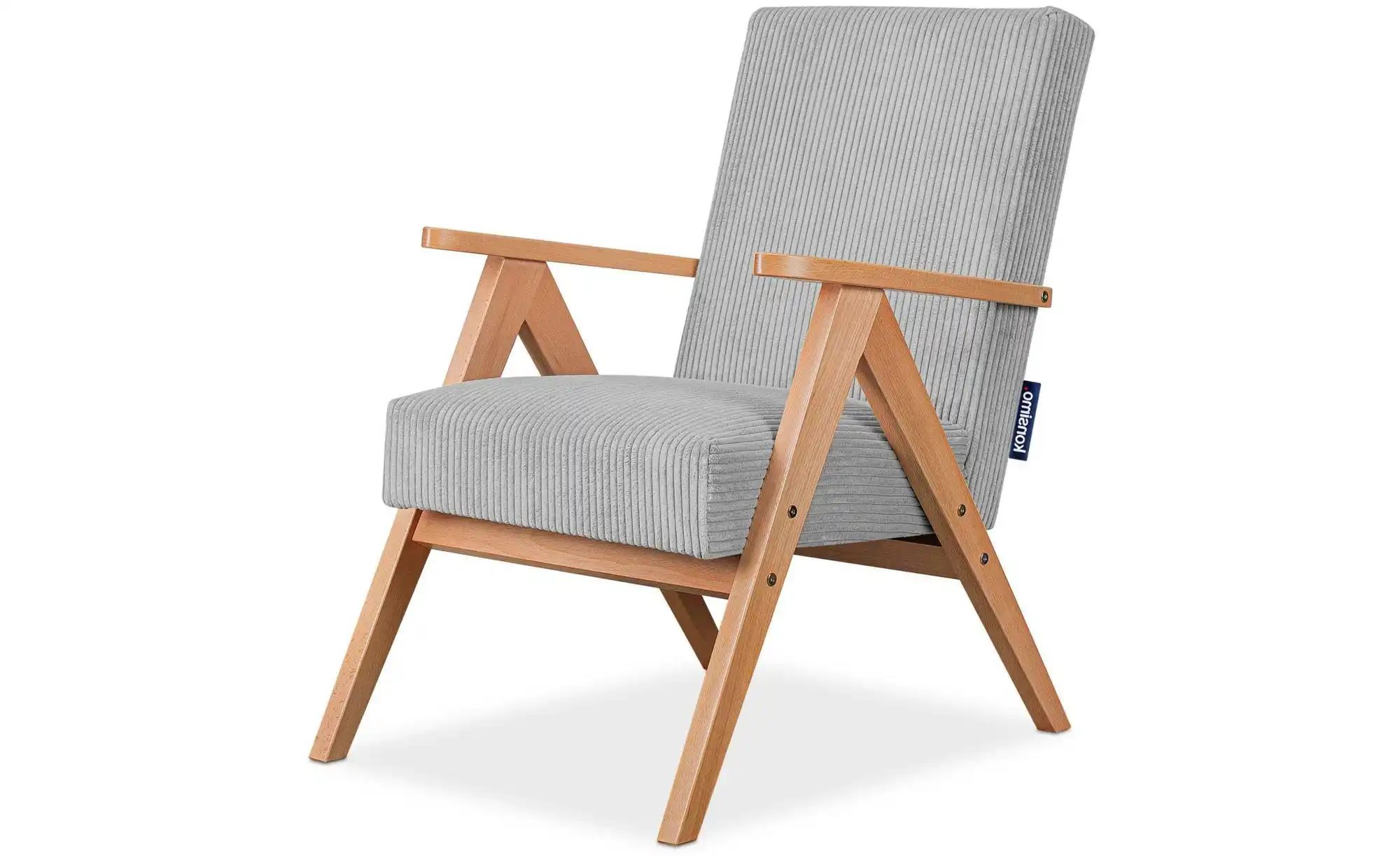 KONSIMO Sessel  Naset ¦ holzfarben ¦ Maße (cm): B: 60 H: 90 Polstermöbel > günstig online kaufen