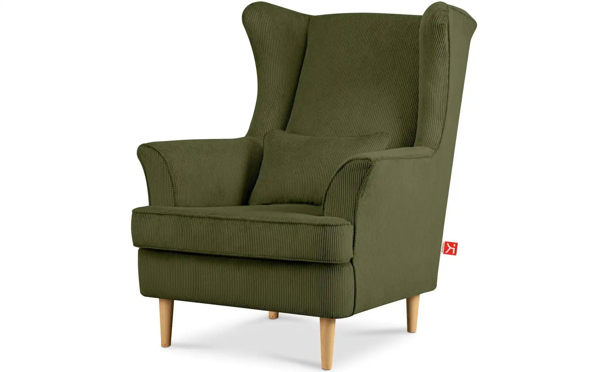 KONSIMO Ohrensessel  Stralis ¦ grün ¦ Maße (cm): B: 82 H: 108 Polstermöbel günstig online kaufen