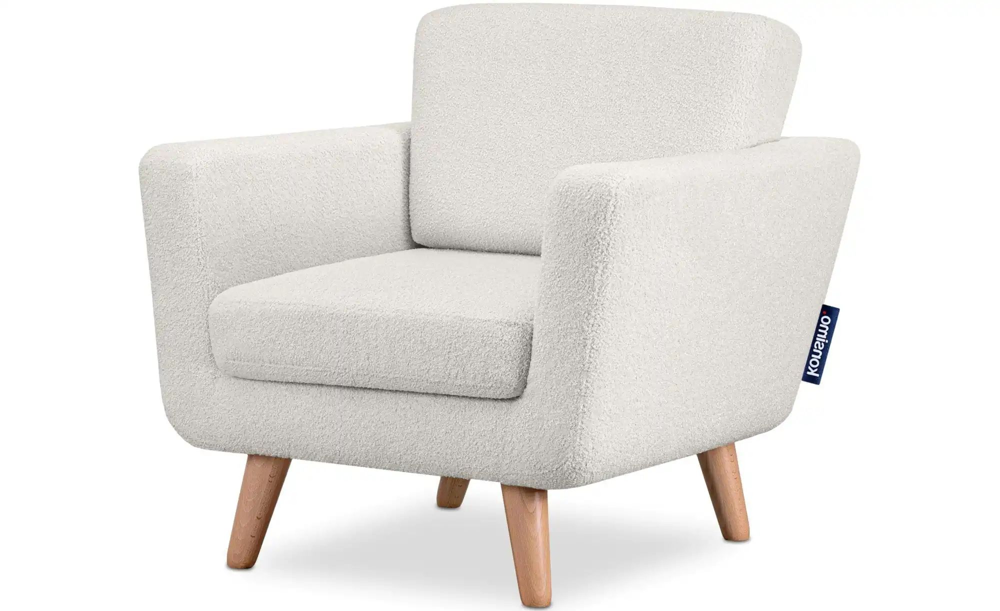 KONSIMO Sessel  Tagio ¦ weiß ¦ Maße (cm): B: 86 H: 80 Polstermöbel > Sessel günstig online kaufen