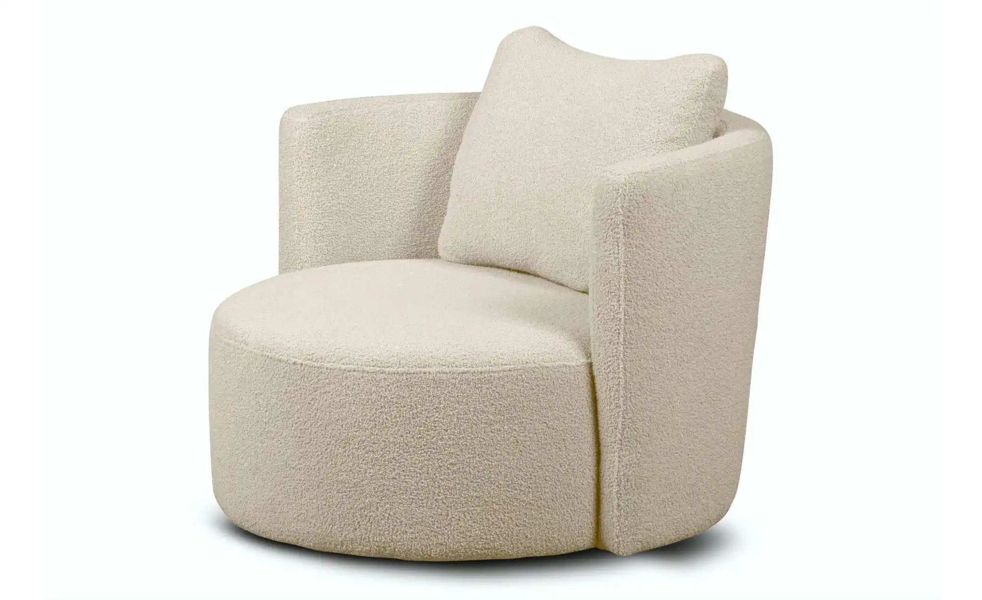 KONSIMO Drehsessel  Raggi ¦ creme ¦ Maße (cm): B: 92 H: 75 Polstermöbel > S günstig online kaufen