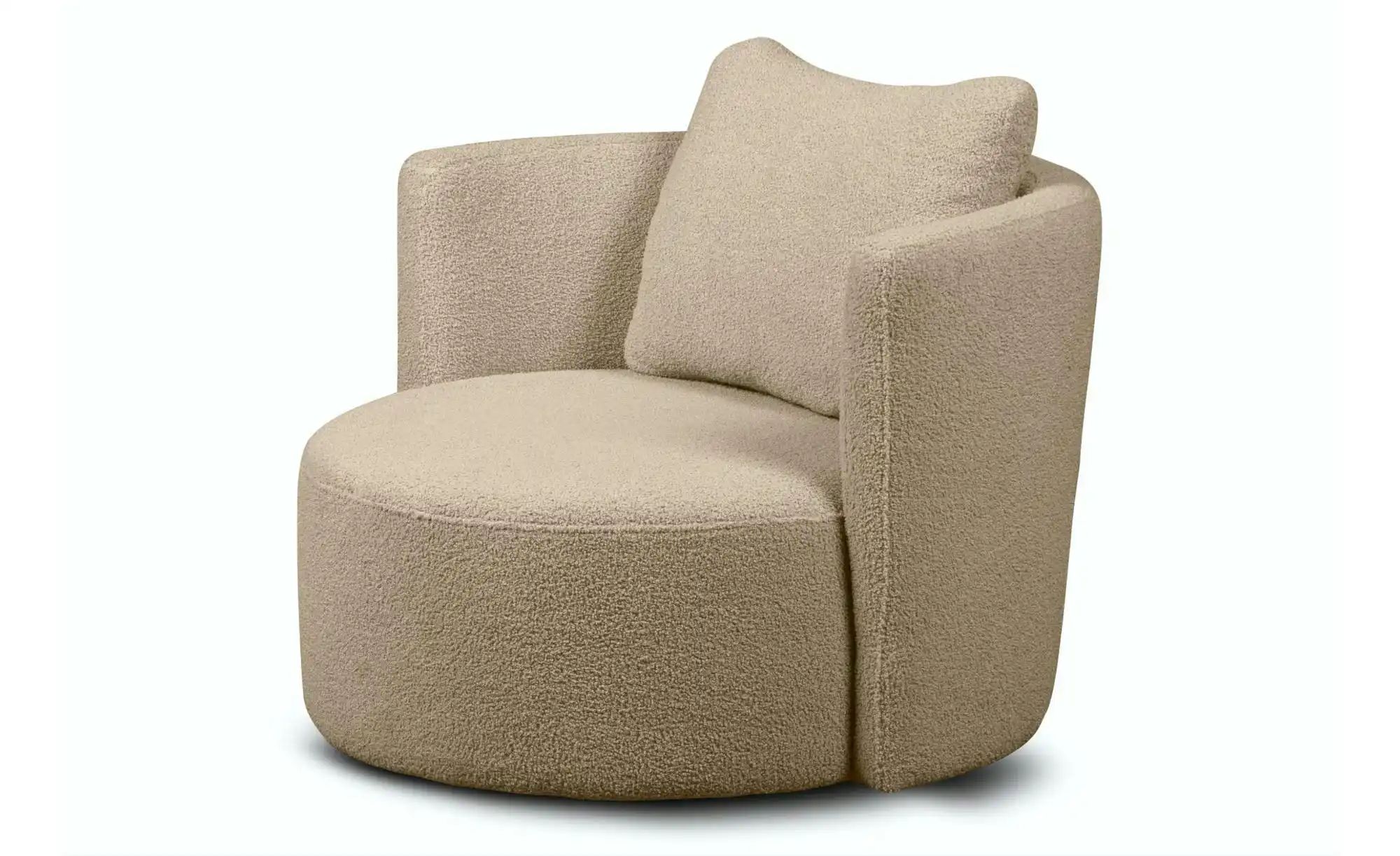 KONSIMO Drehsessel  Raggi ¦ beige ¦ Maße (cm): B: 92 H: 75 Polstermöbel > S günstig online kaufen