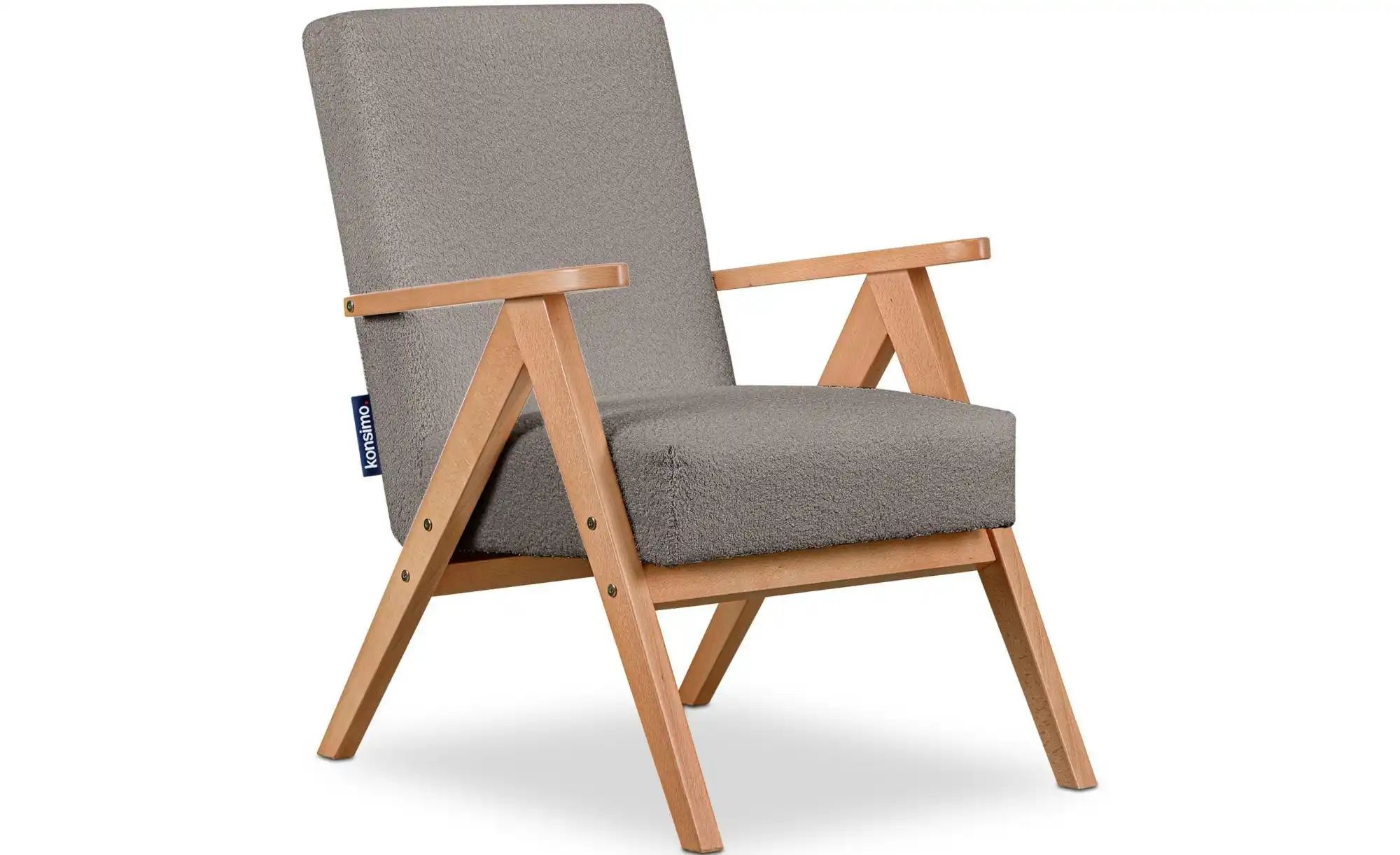 Thumbnail - KONSIMO Sessel  Naset ¦ beige ¦ Maße (cm): B: 60 H: 90 Polstermöbel > Sessel > Polstersessel - Höffner