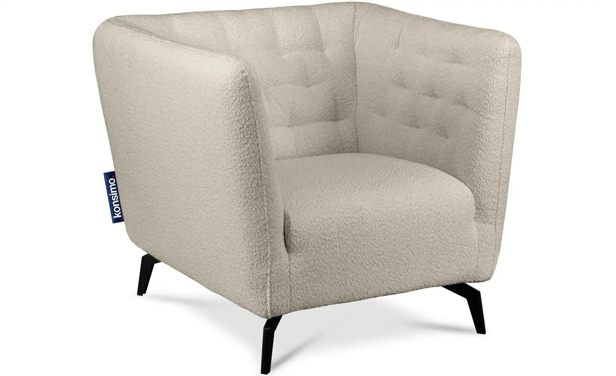 Thumbnail - KONSIMO Sessel  Cordi ¦ creme ¦ Maße (cm): B: 103 H: 91 Polstermöbel > Sessel > Polstersessel - Höffner