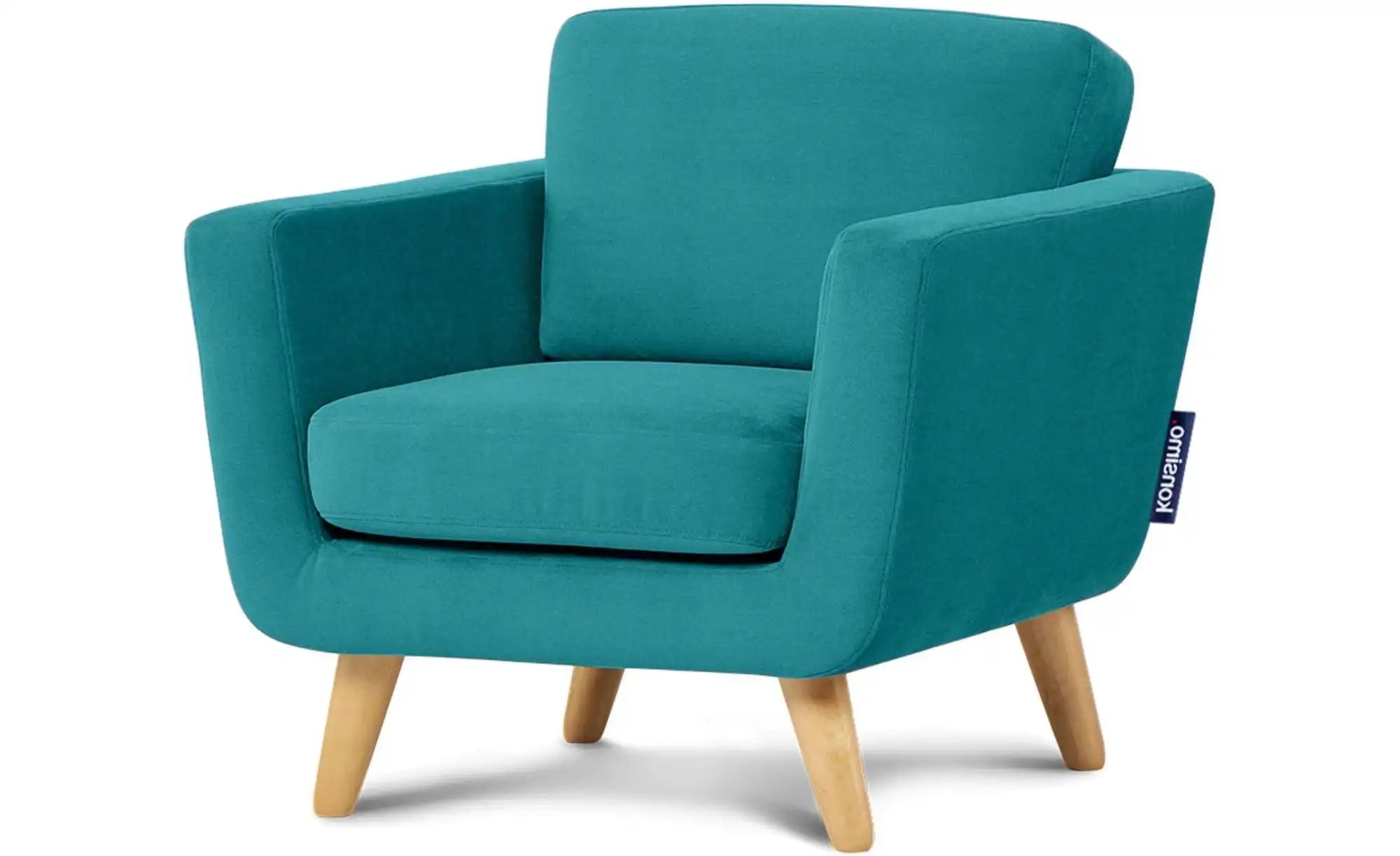 KONSIMO Sessel  Tagio ¦ türkis/petrol ¦ Maße (cm): B: 86 H: 80 Polstermöbel günstig online kaufen