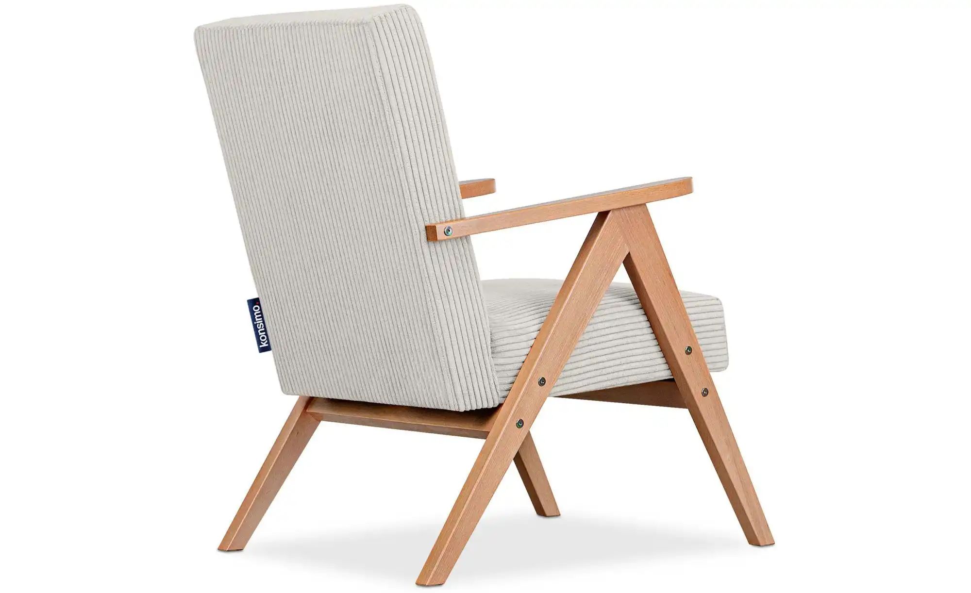 Thumbnail - KONSIMO Sessel Naset ¦ creme ¦ Maße (cm): B: 60 H: 90 Polstermöbel > Sessel > Polstersessel - Höffner